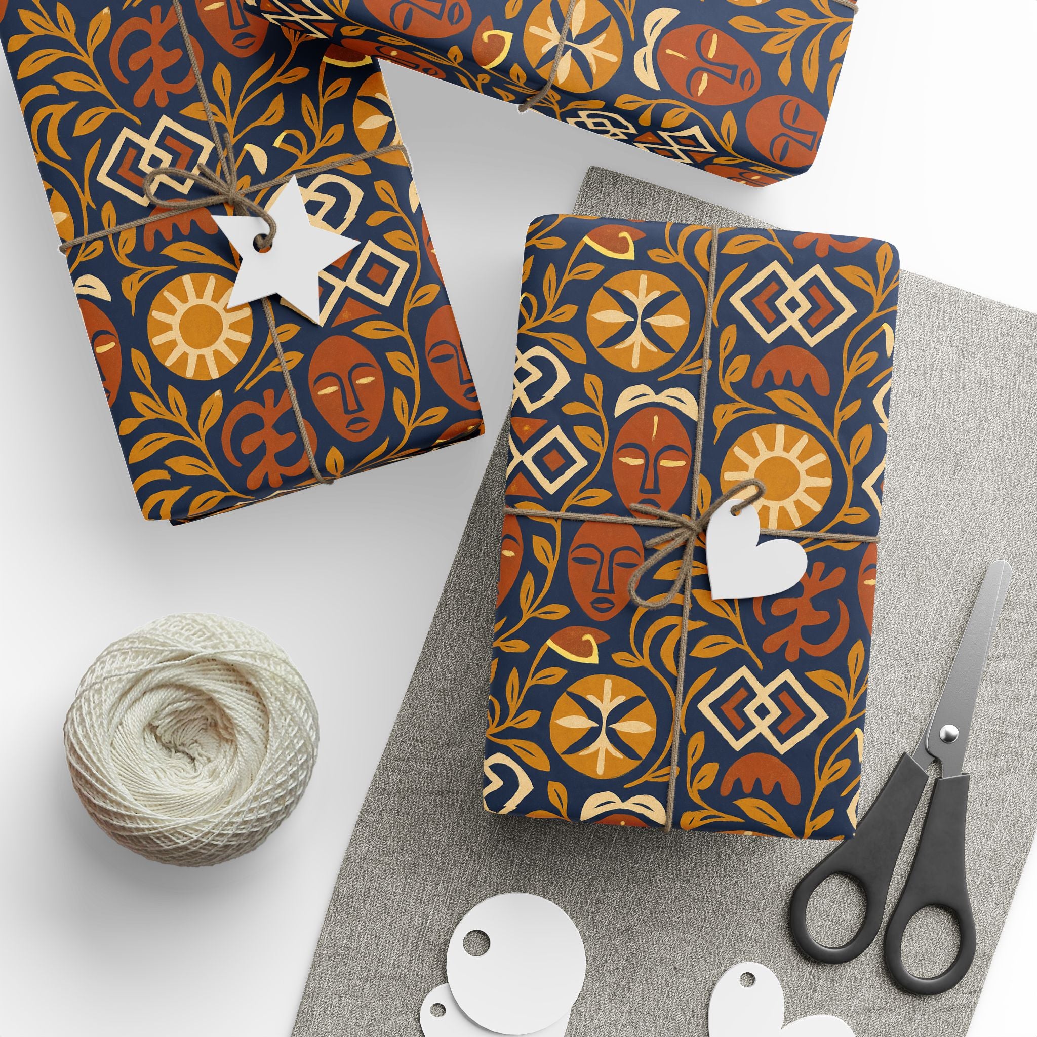 Adinkra Colorway Decorative Wrapping Paper