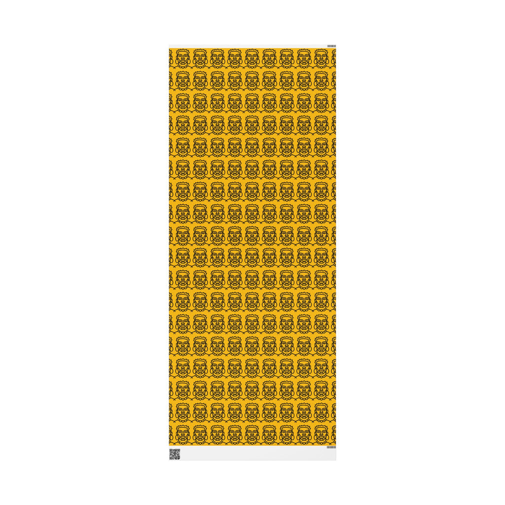 'He is Him' Yellow Wrapping Paper