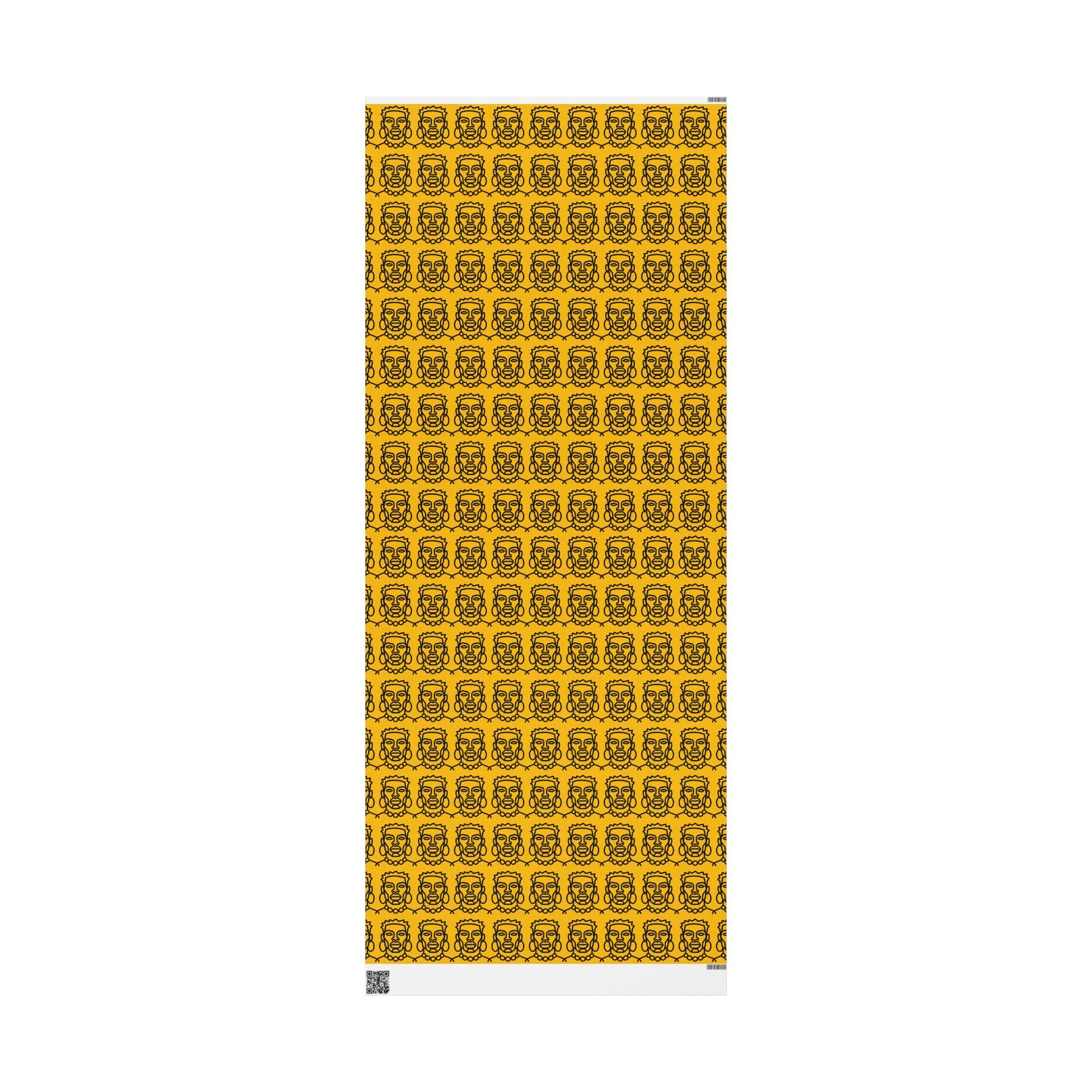 'He is Him' Yellow Wrapping Paper