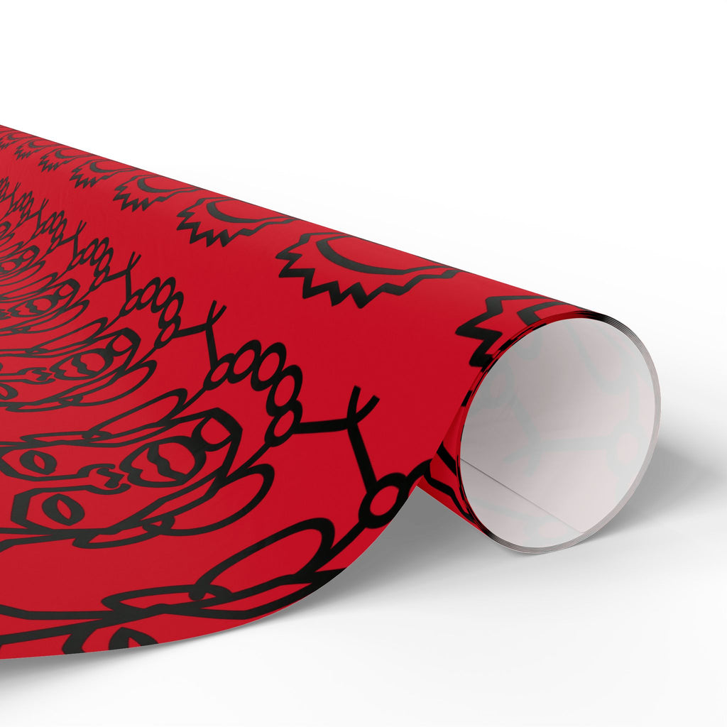'He is Him' Red Wrapping Paper