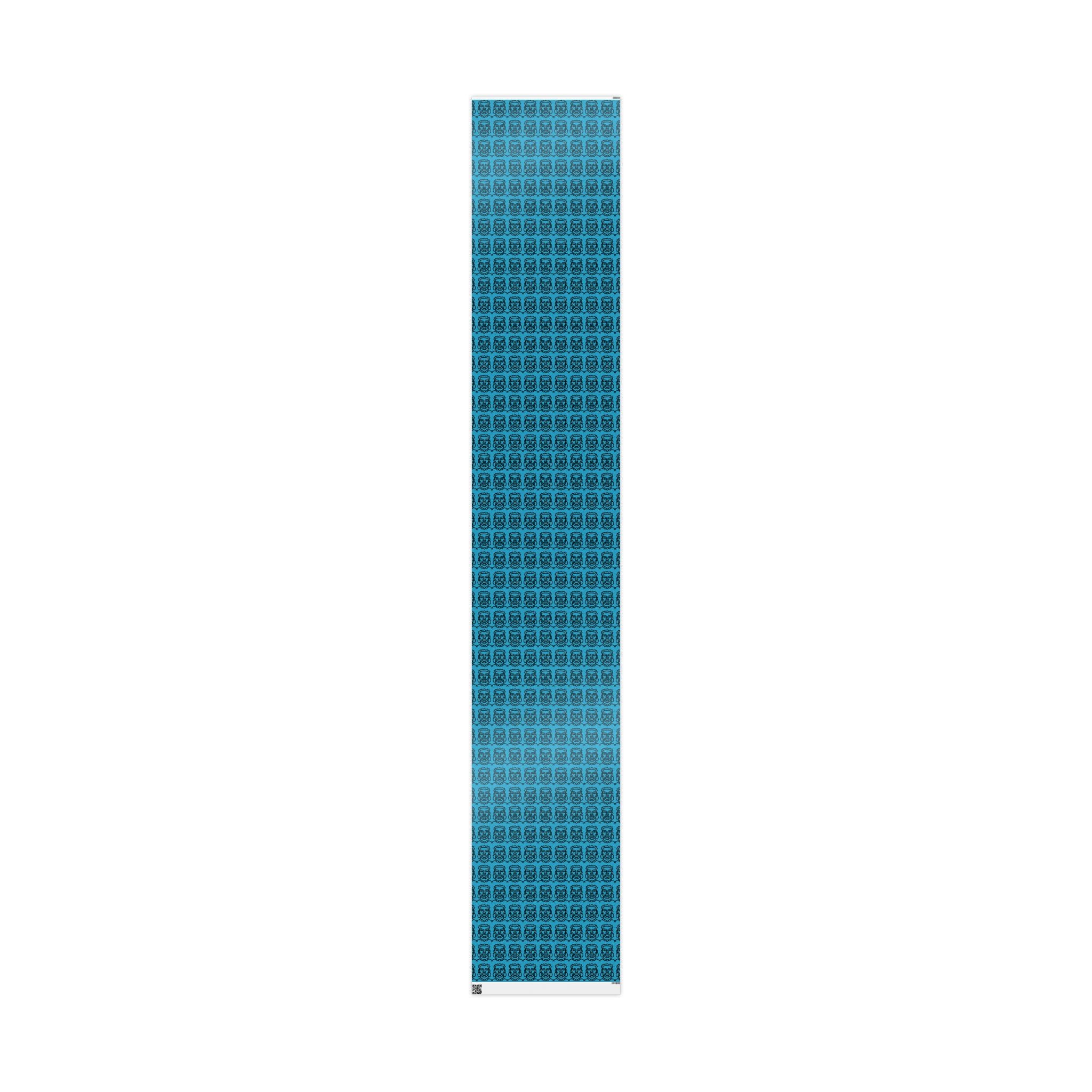 'He is Him' Teal Wrapping Paper, Holiday Gift Wrap