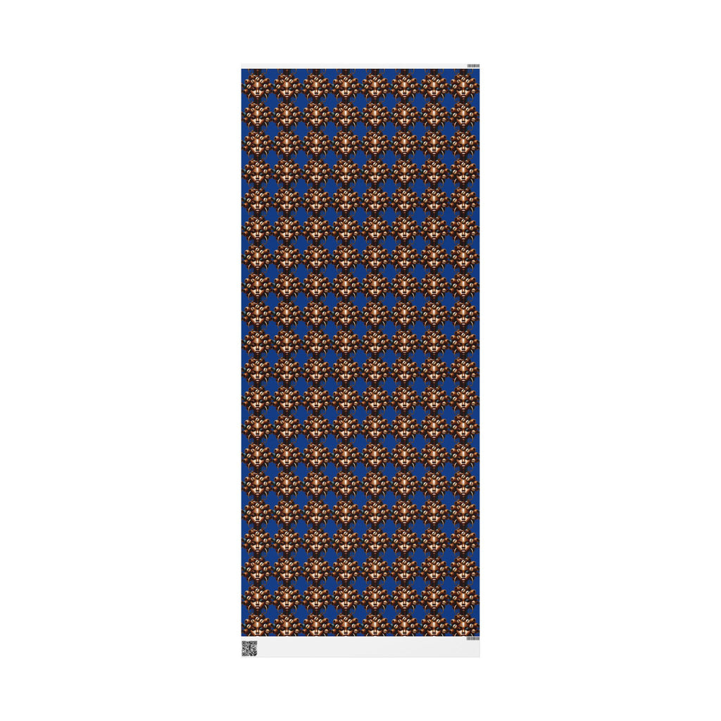 'Dollie' Blue Wrapping Paper Roll