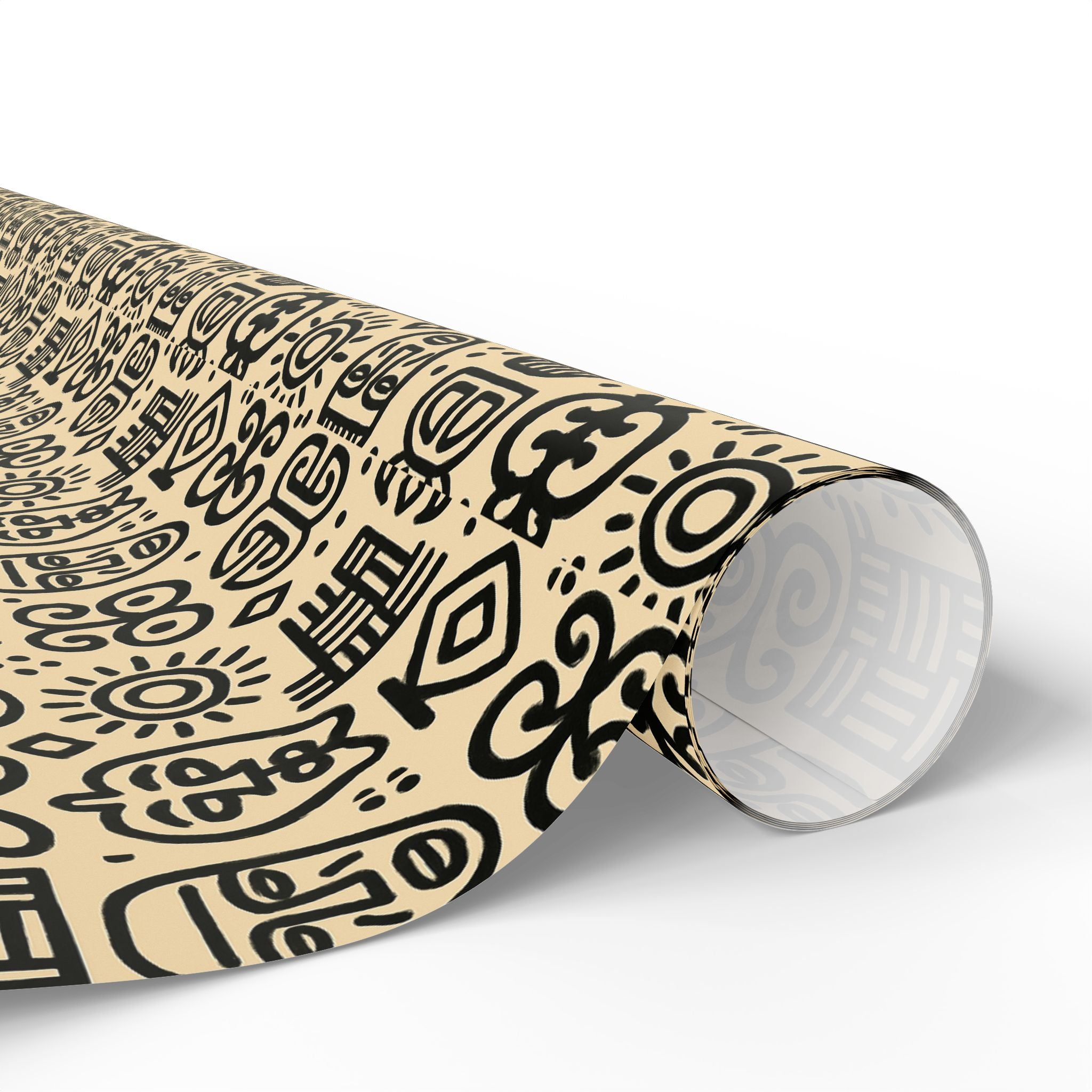 Adrinka Tan Wrapping Paper symbols