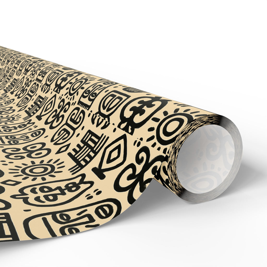 Adrinka Tan Wrapping Paper symbols