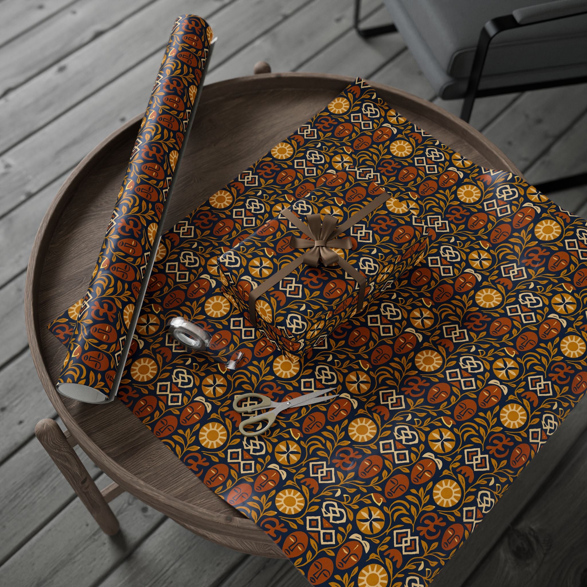 Adinkra Colorway Decorative Wrapping Paper