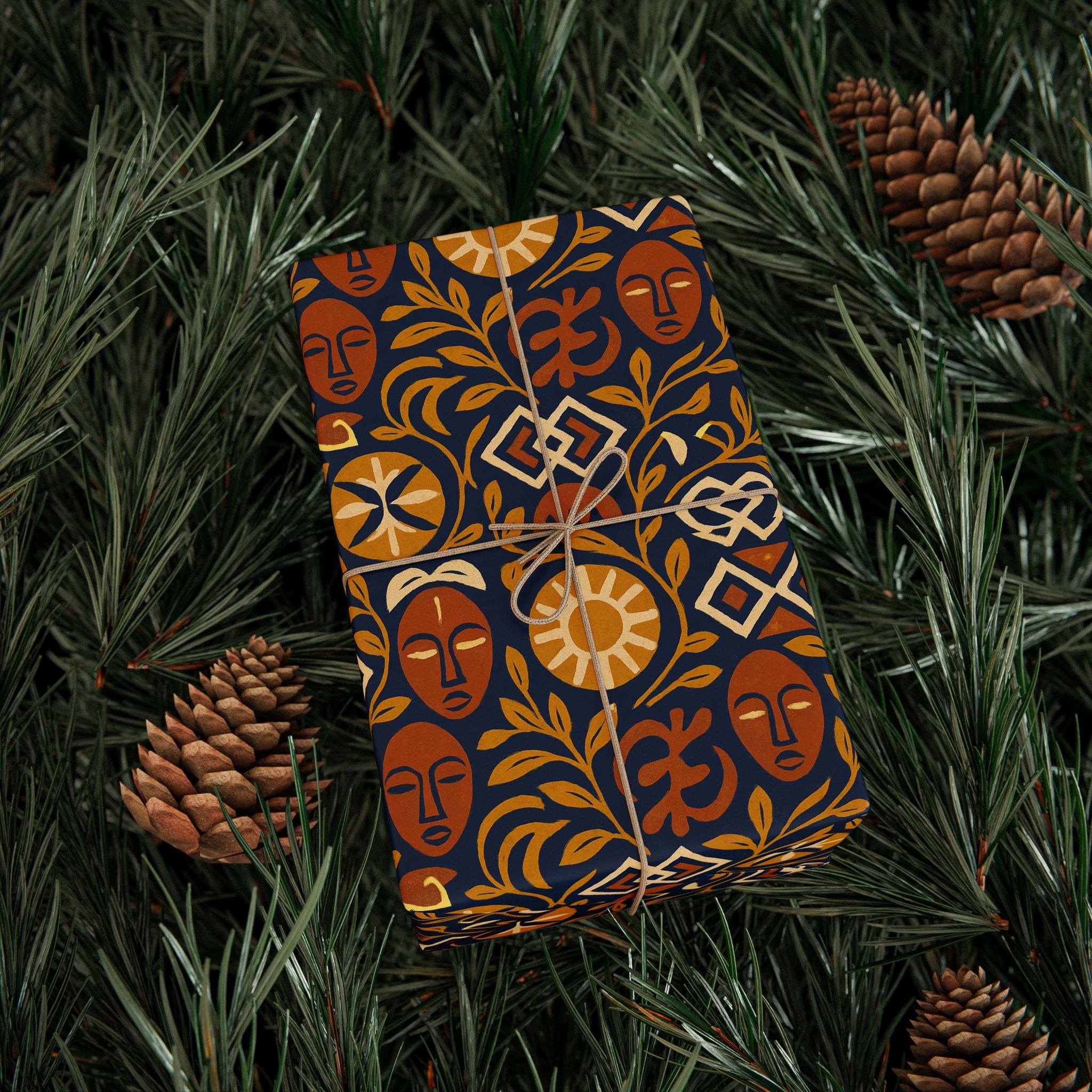Adinkra Colorway Decorative Wrapping Paper