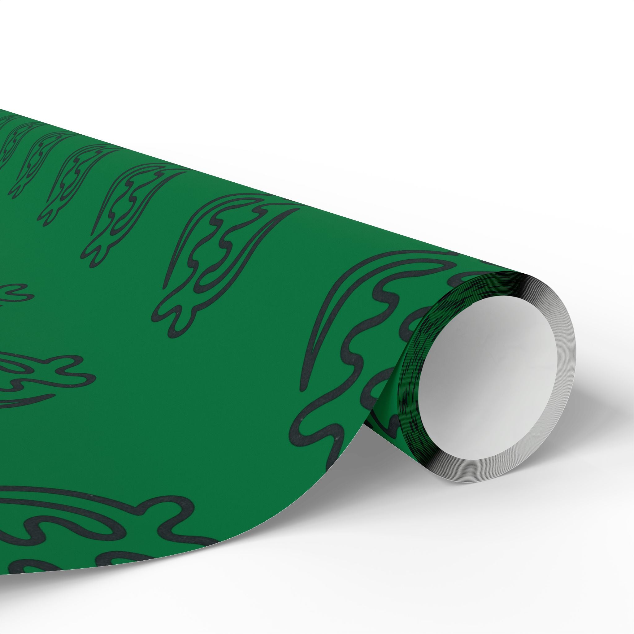 Adinkra Gye Nyame Green Wrapping Paper