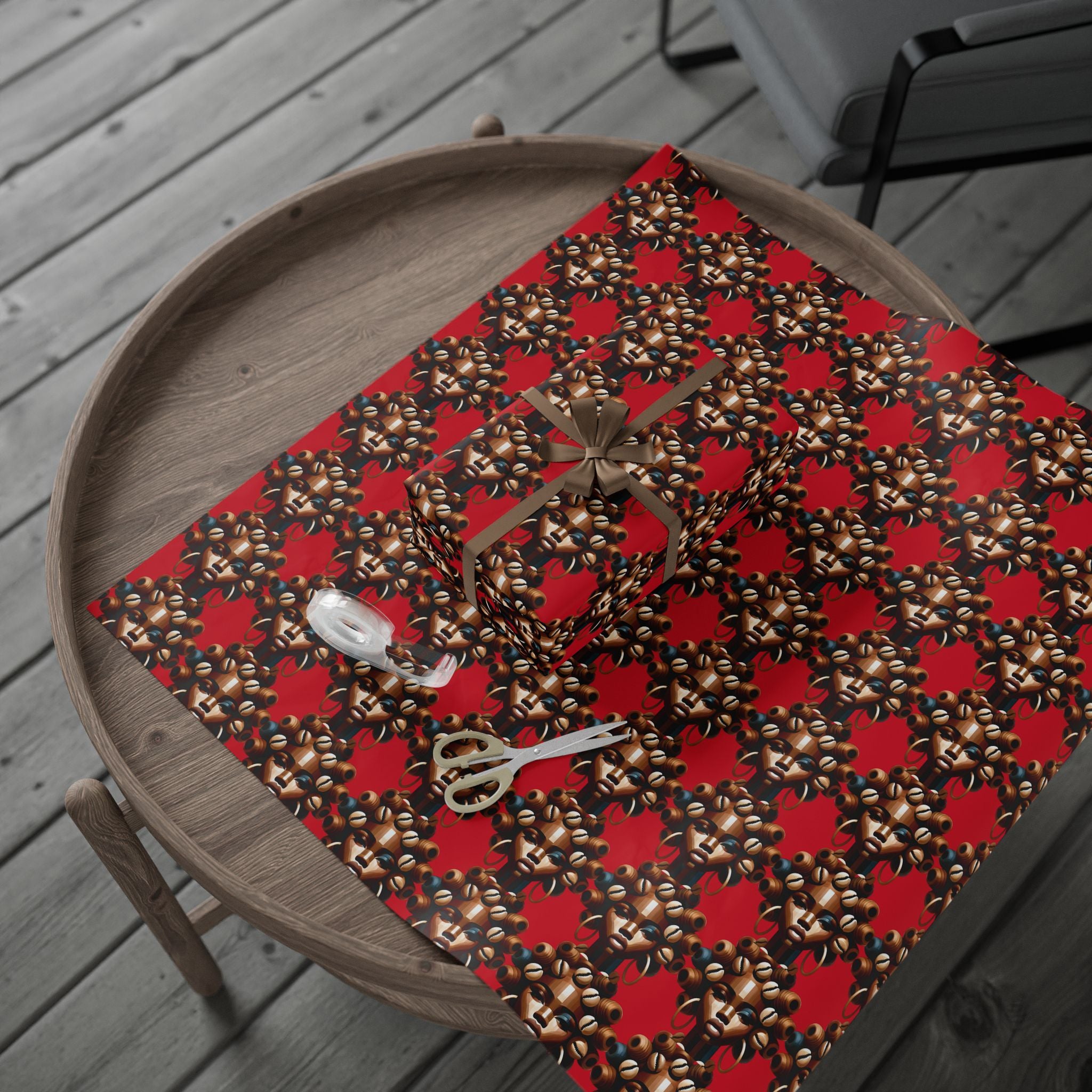 'Dollie' Red Wrapping Paper Roll