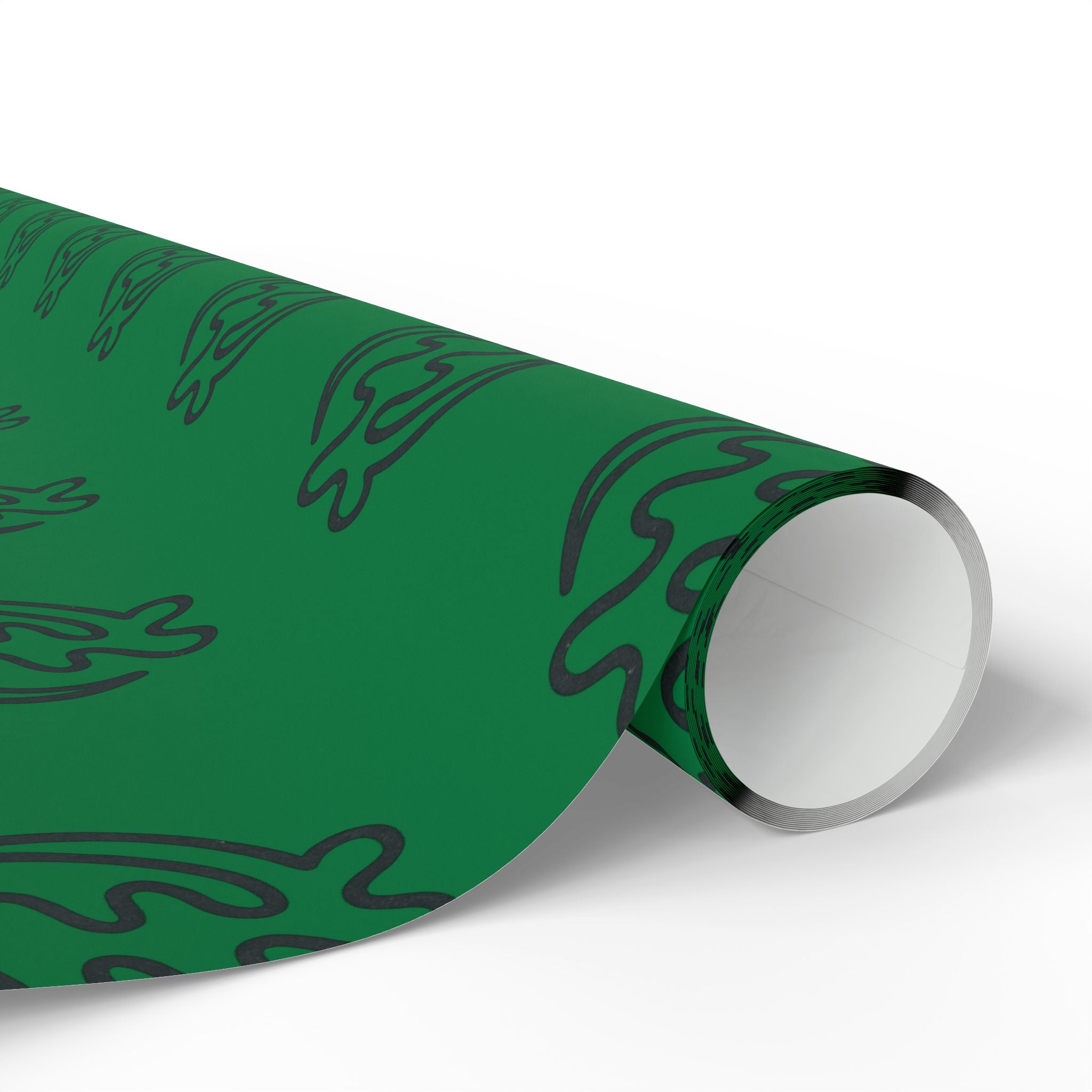 Adinkra Gye Nyame Green Wrapping Paper