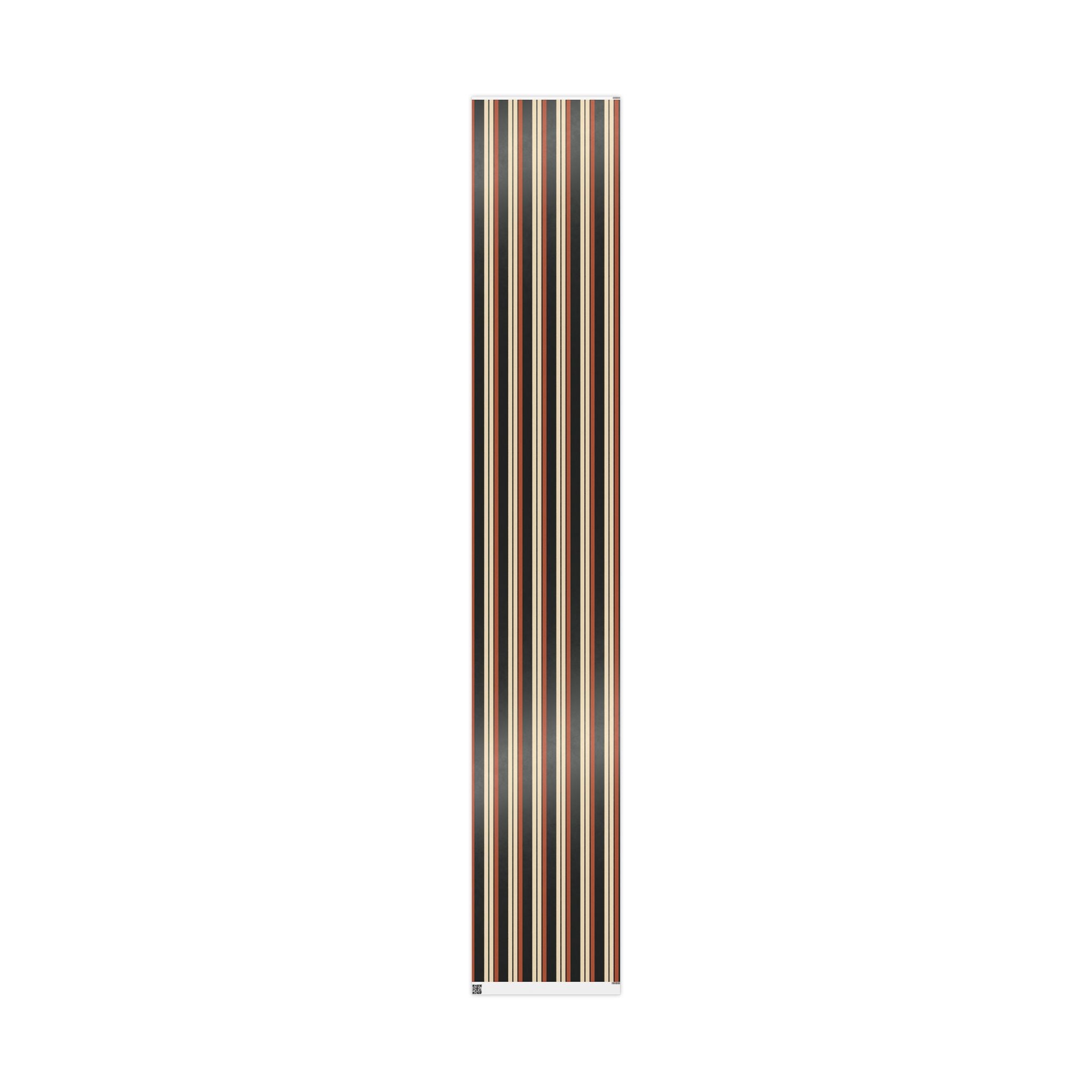 Stripe Brown Tone Wrapping Paper