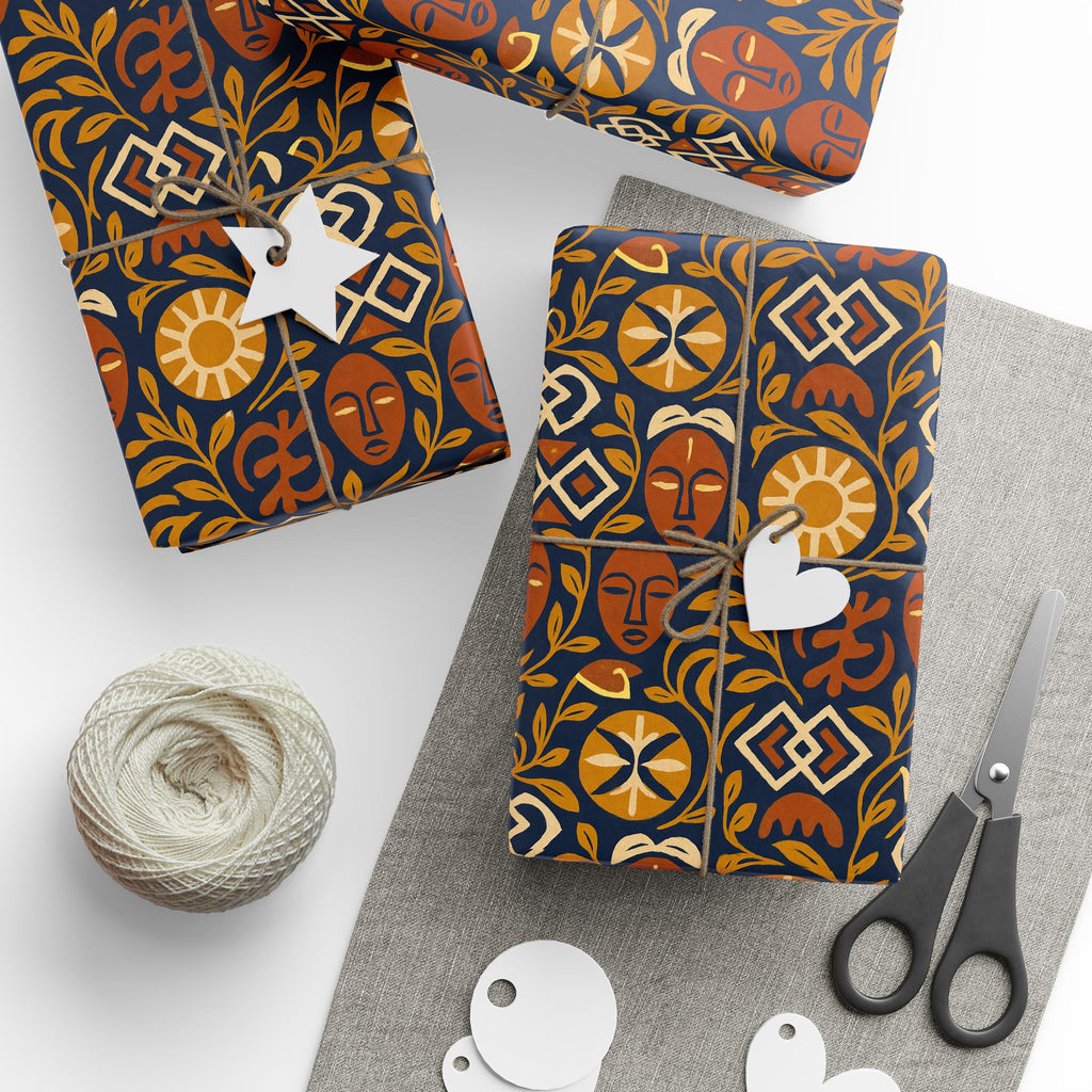 Adinkra Colorway Decorative Wrapping Paper