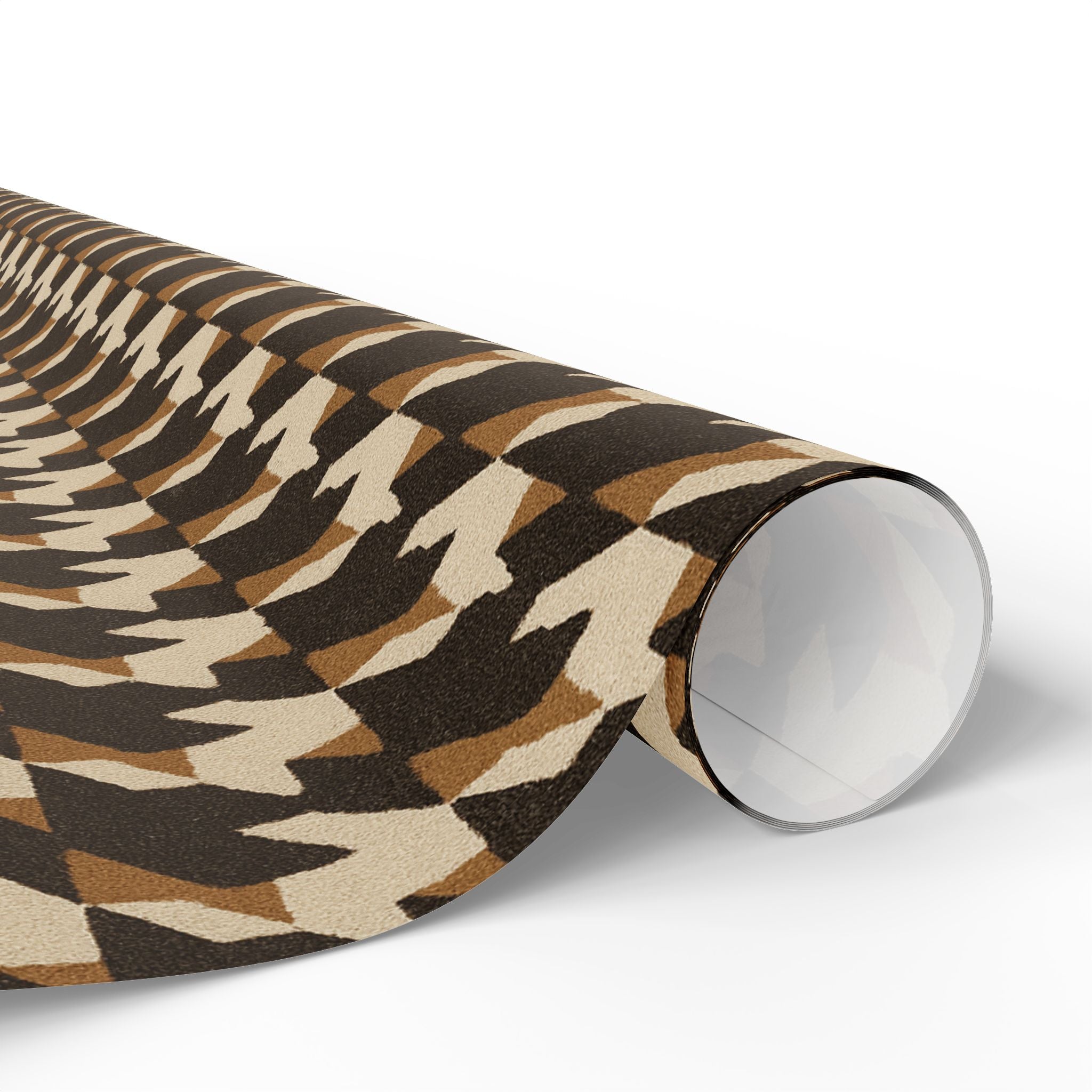Houndstooth Pattern -Brown Wrapping Paper