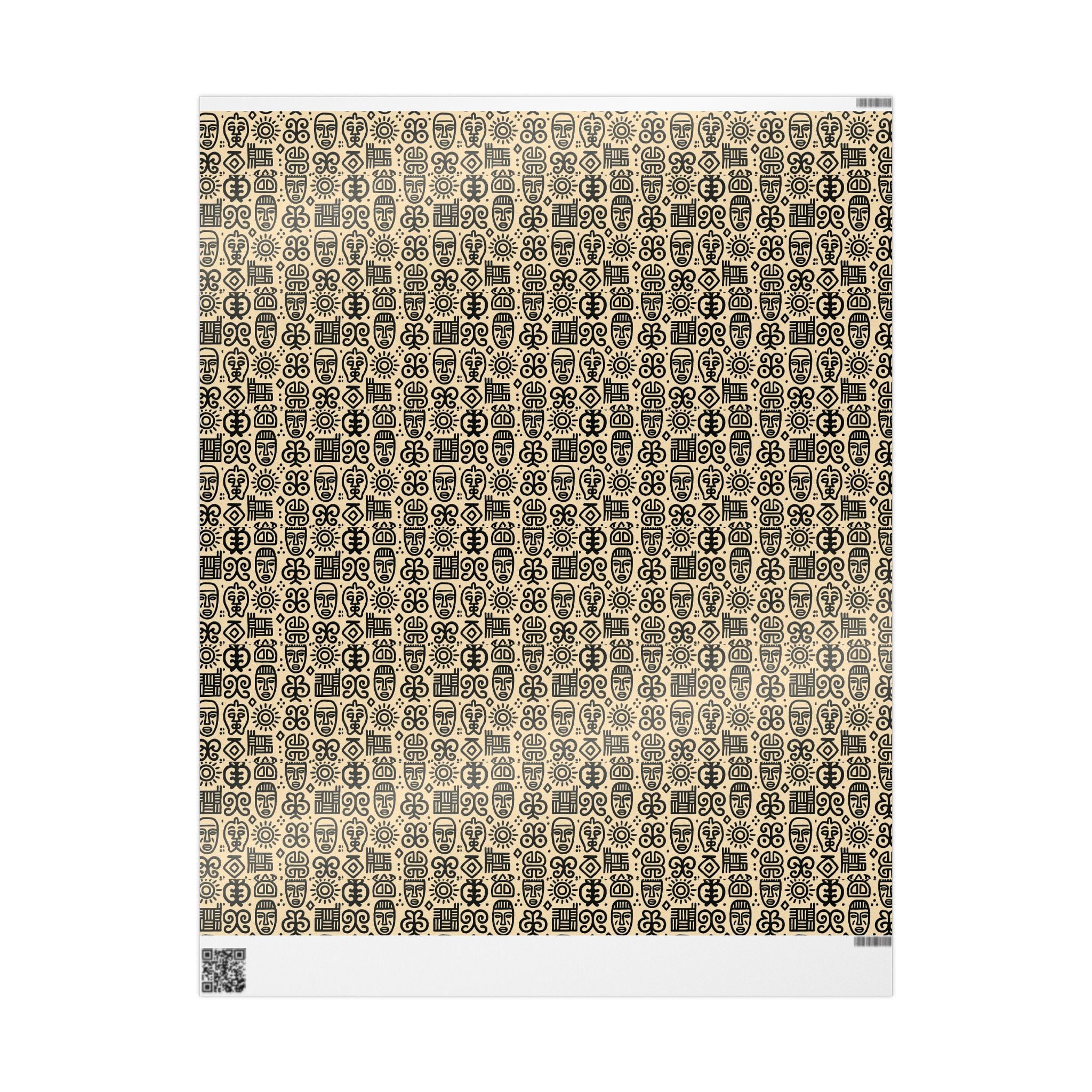 Adrinka Tan Wrapping Paper symbols