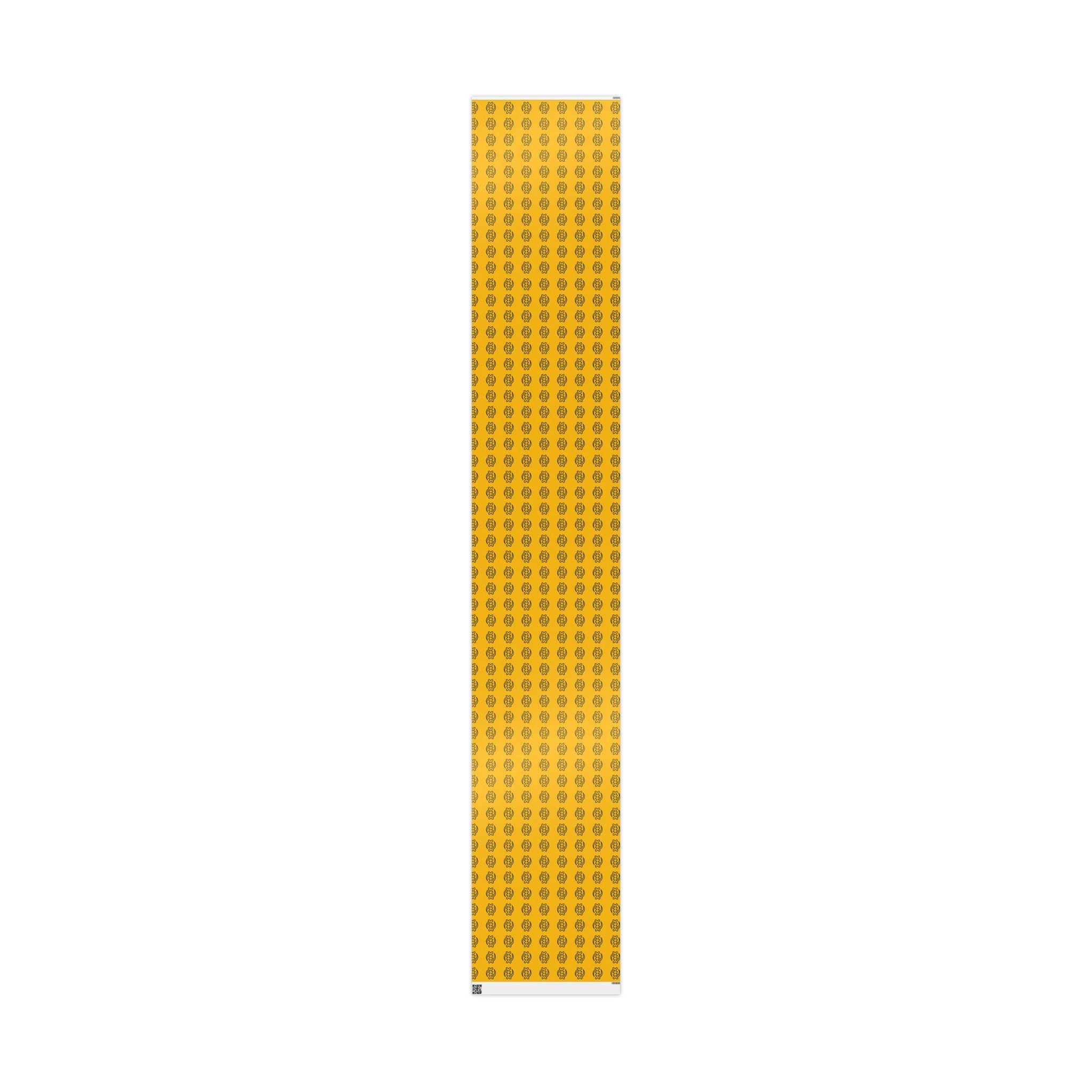 Adinkra Gye Nyame Yellow Wrapping Paper