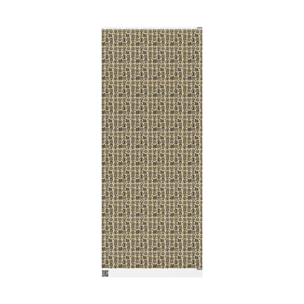 Adrinka Tan Wrapping Paper symbols