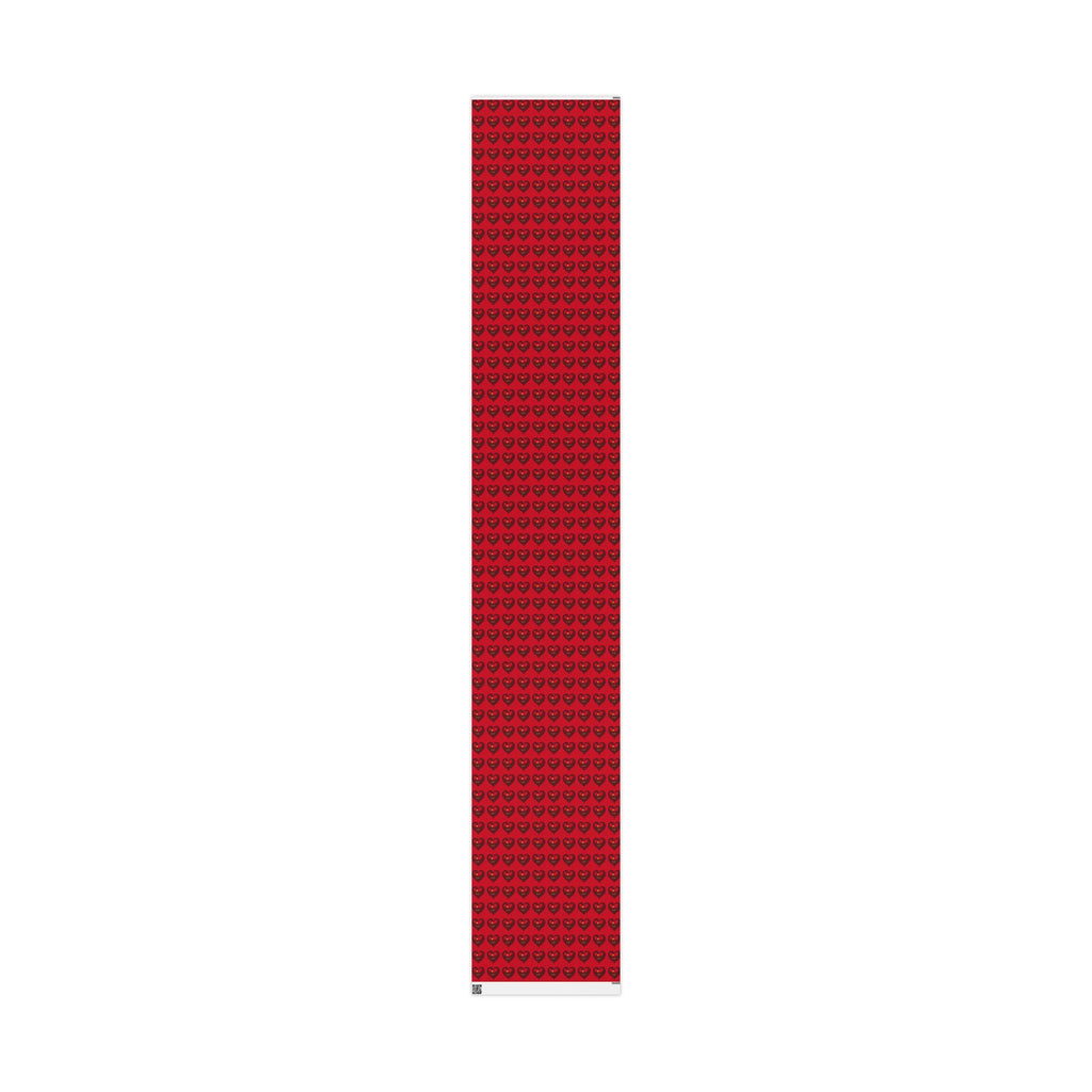Adinkra Red Sankofa Heart Wrapping Paper