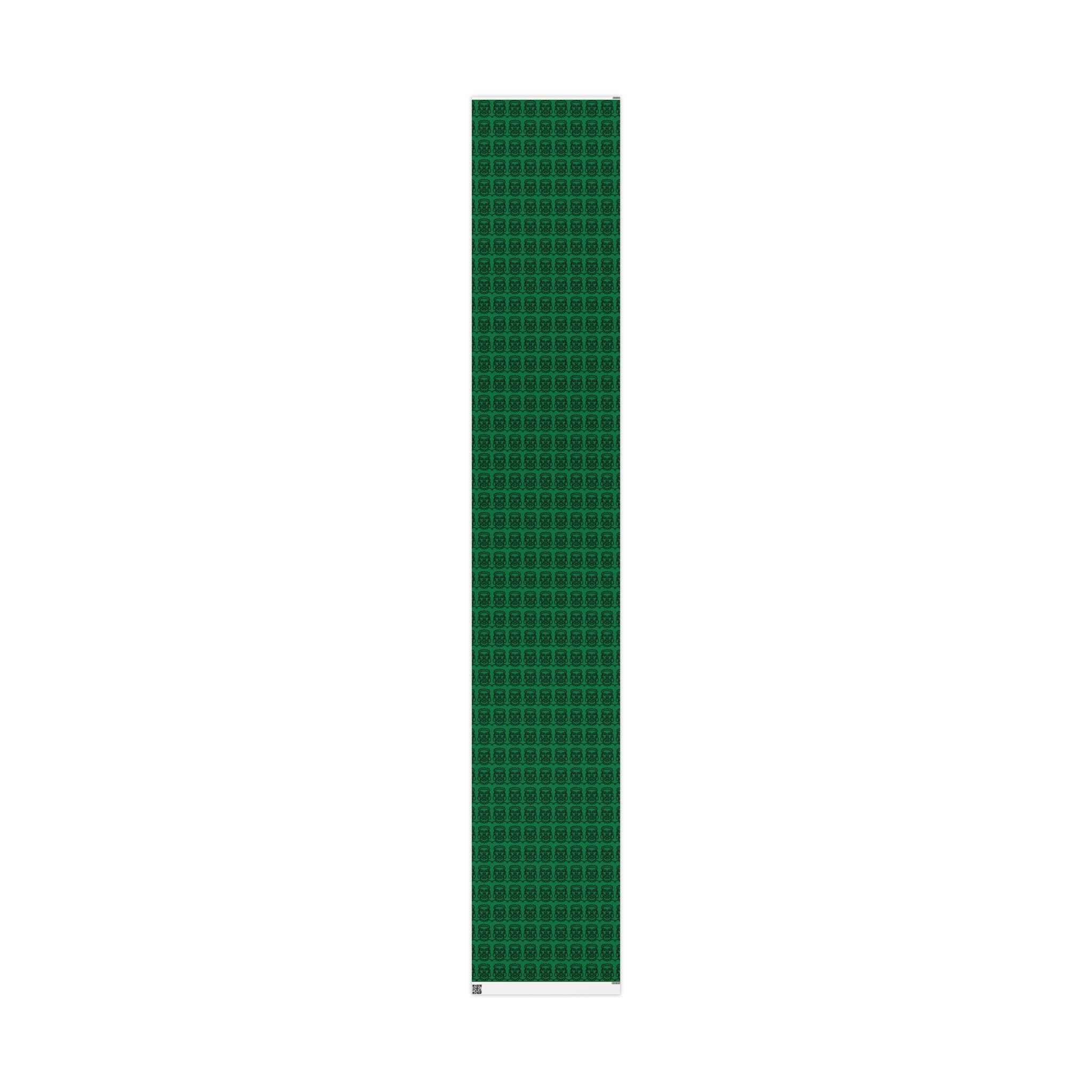 'He is Him' Green Wrapping Paper, Holiday Gift Wrap