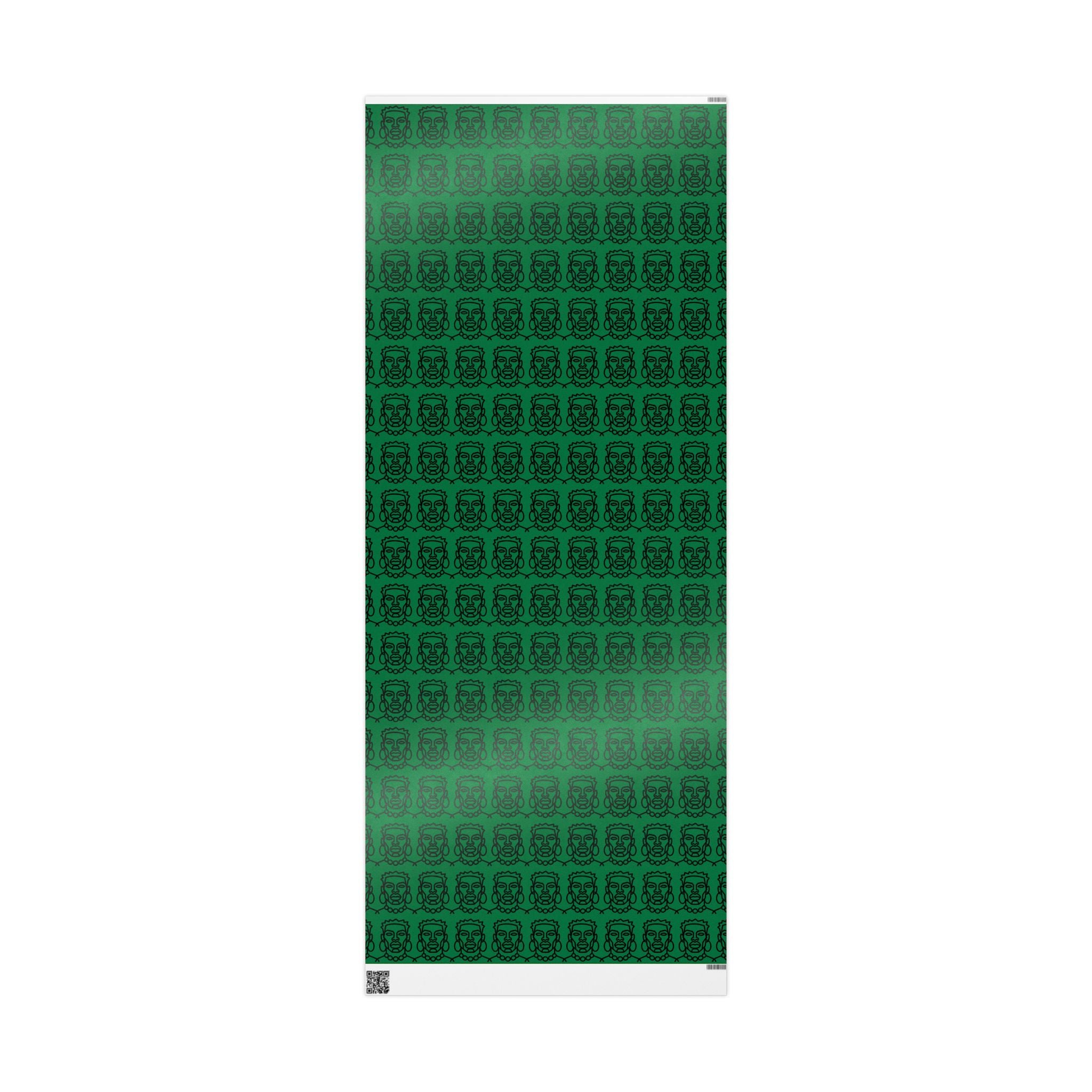 'He is Him' Green Wrapping Paper, Holiday Gift Wrap
