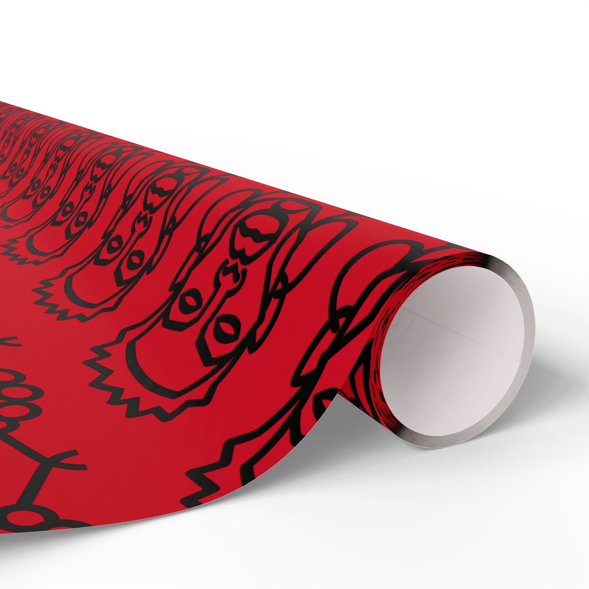 'He is Him' Red Wrapping Paper