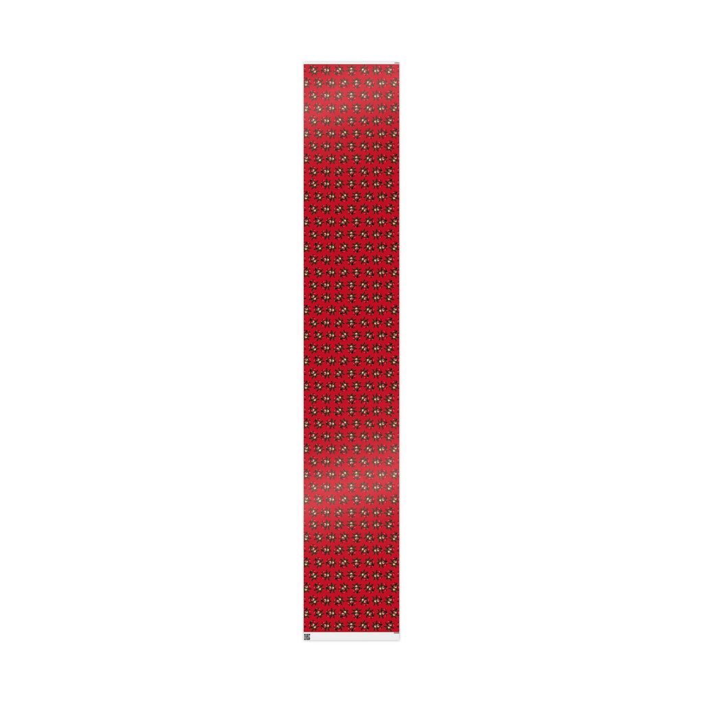 'Bantu' Red Gift Wrapping Paper Roll