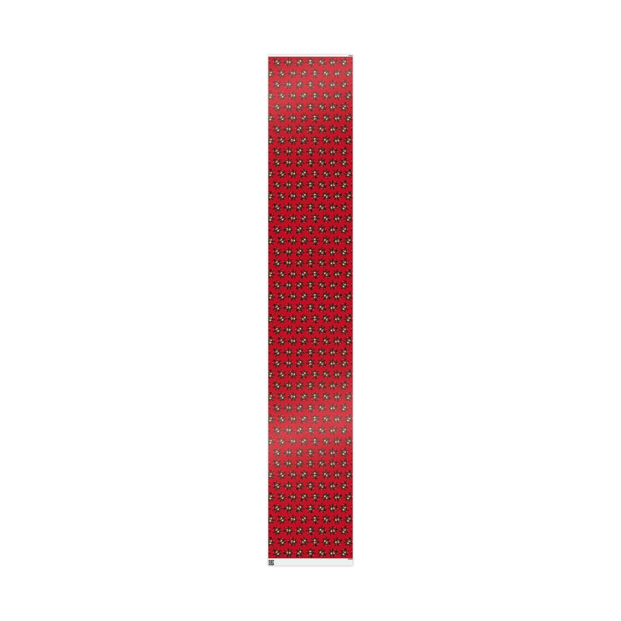 'Bantu' Red Gift Wrapping Paper Roll