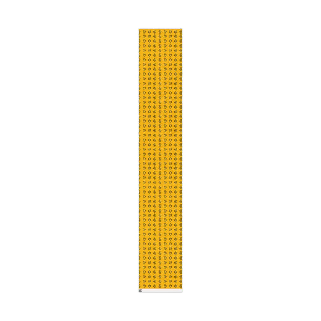Adinkra Gye Nyame Yellow Wrapping Paper