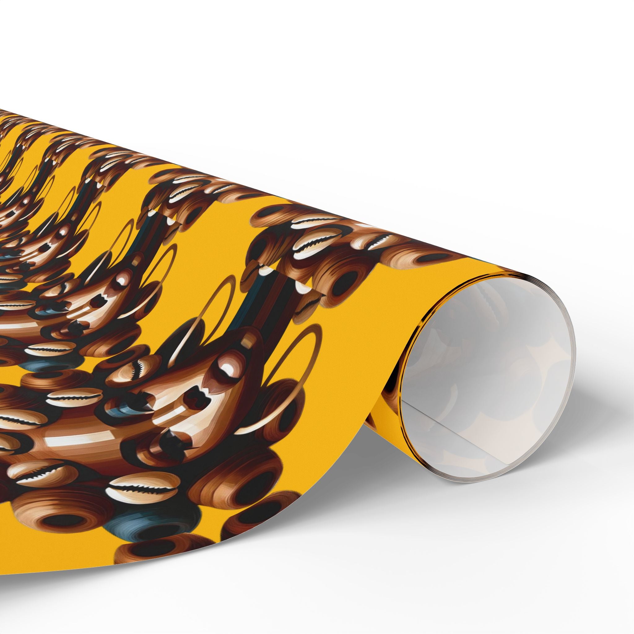 'Dollie' Yellow Wrapping Paper Roll