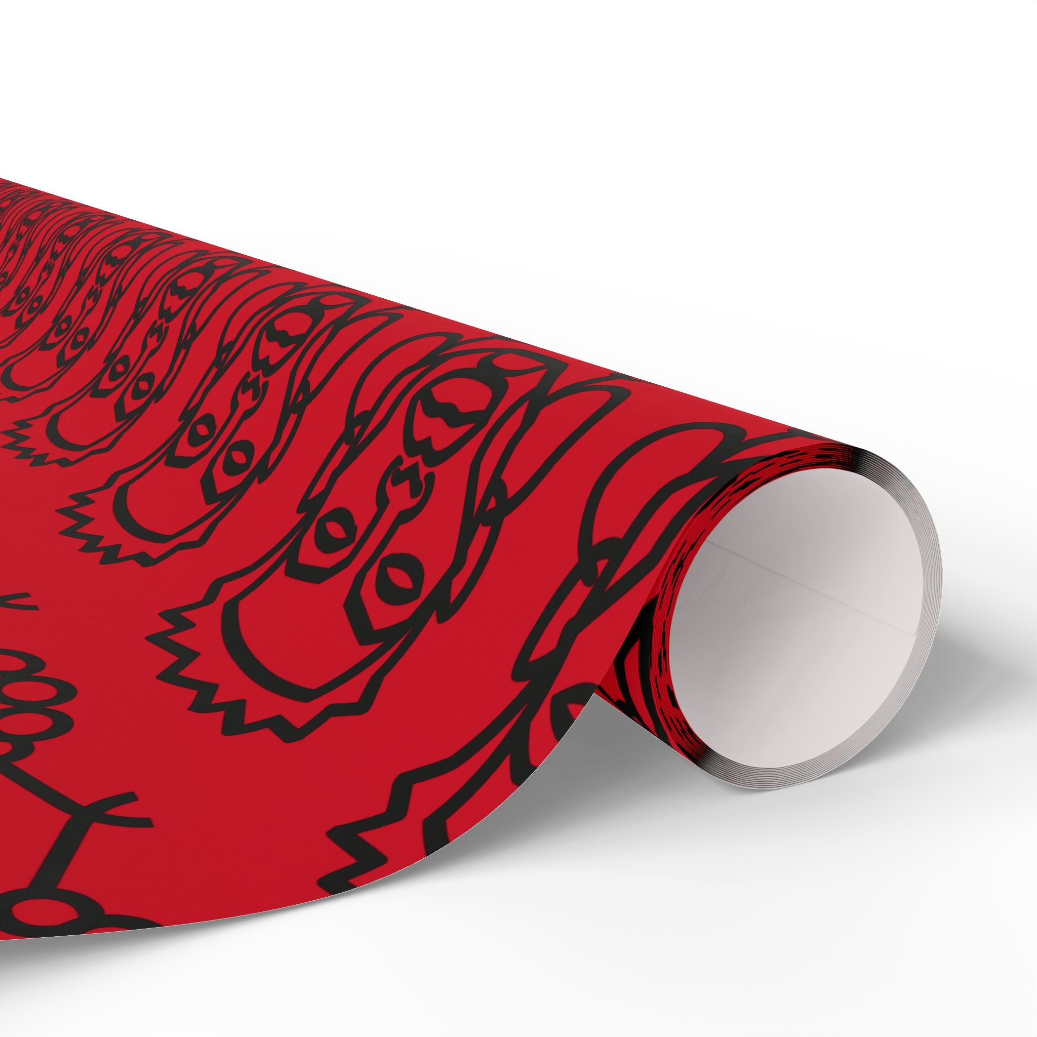 'He is Him' Red Wrapping Paper