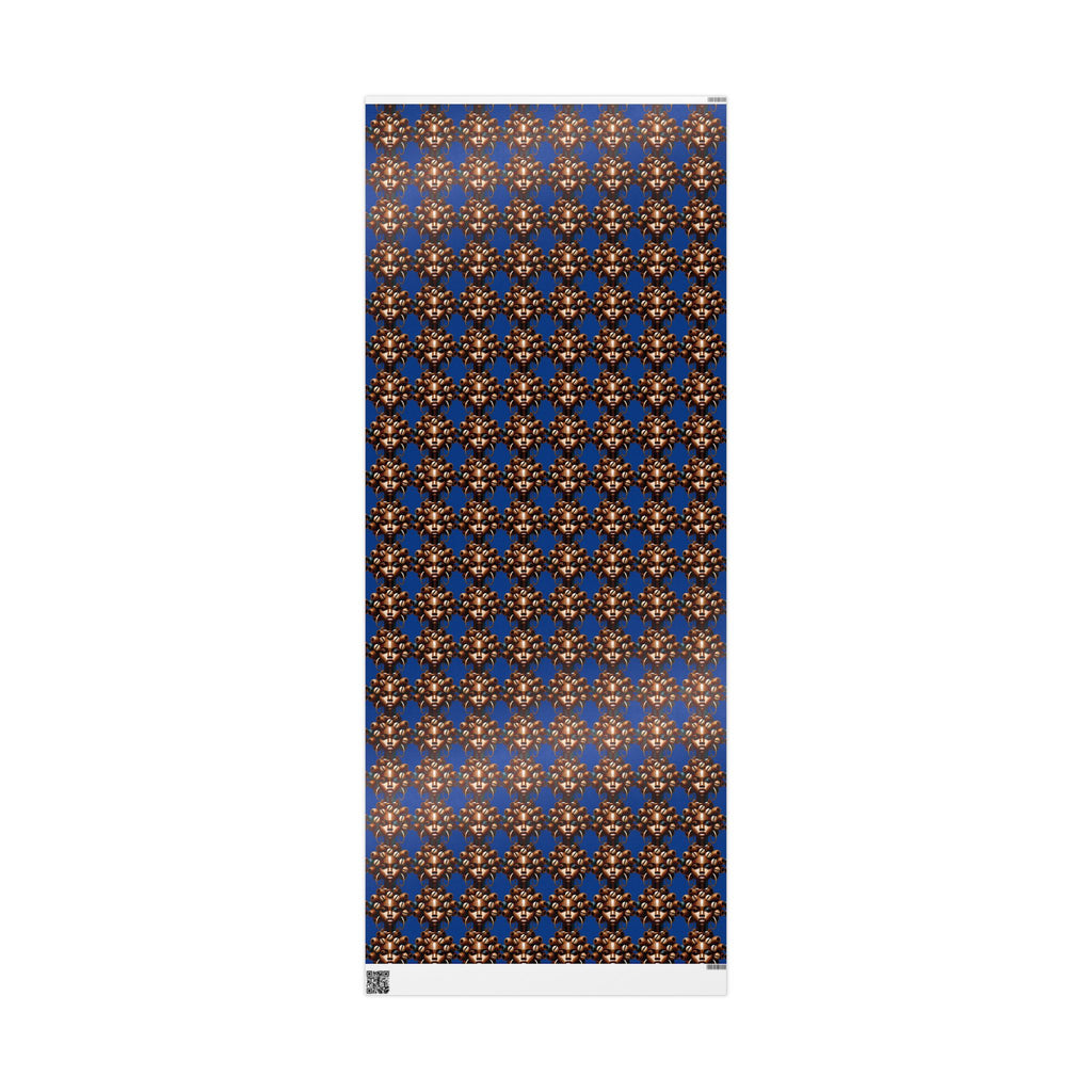 'Dollie' Blue Wrapping Paper Roll
