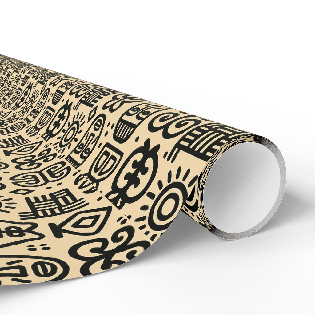 Adrinka Tan Wrapping Paper symbols
