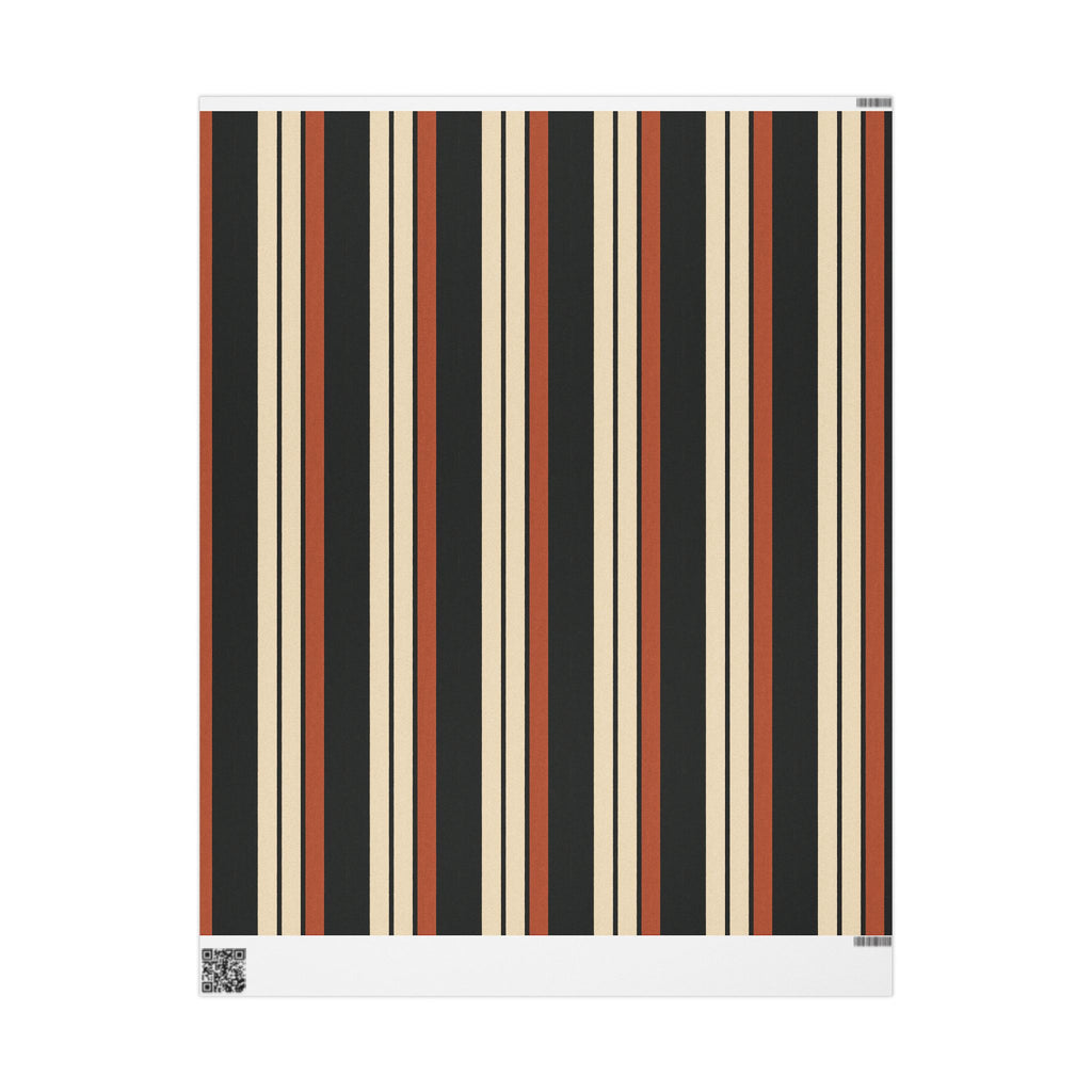Stripe Brown Tone Wrapping Paper