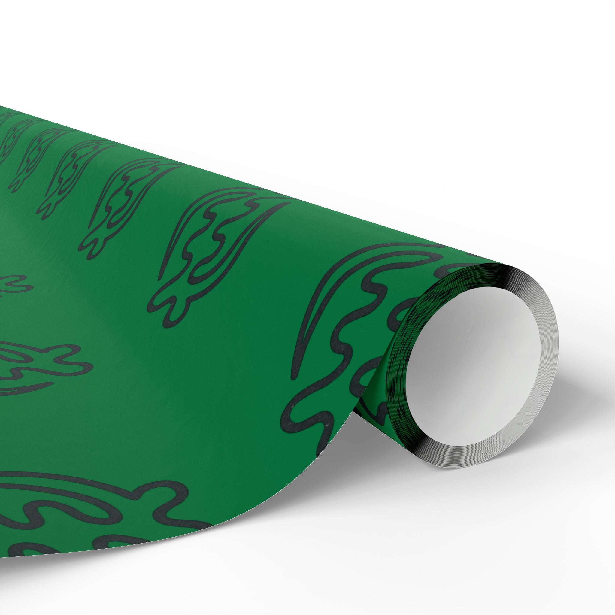 Adinkra Gye Nyame Green Wrapping Paper