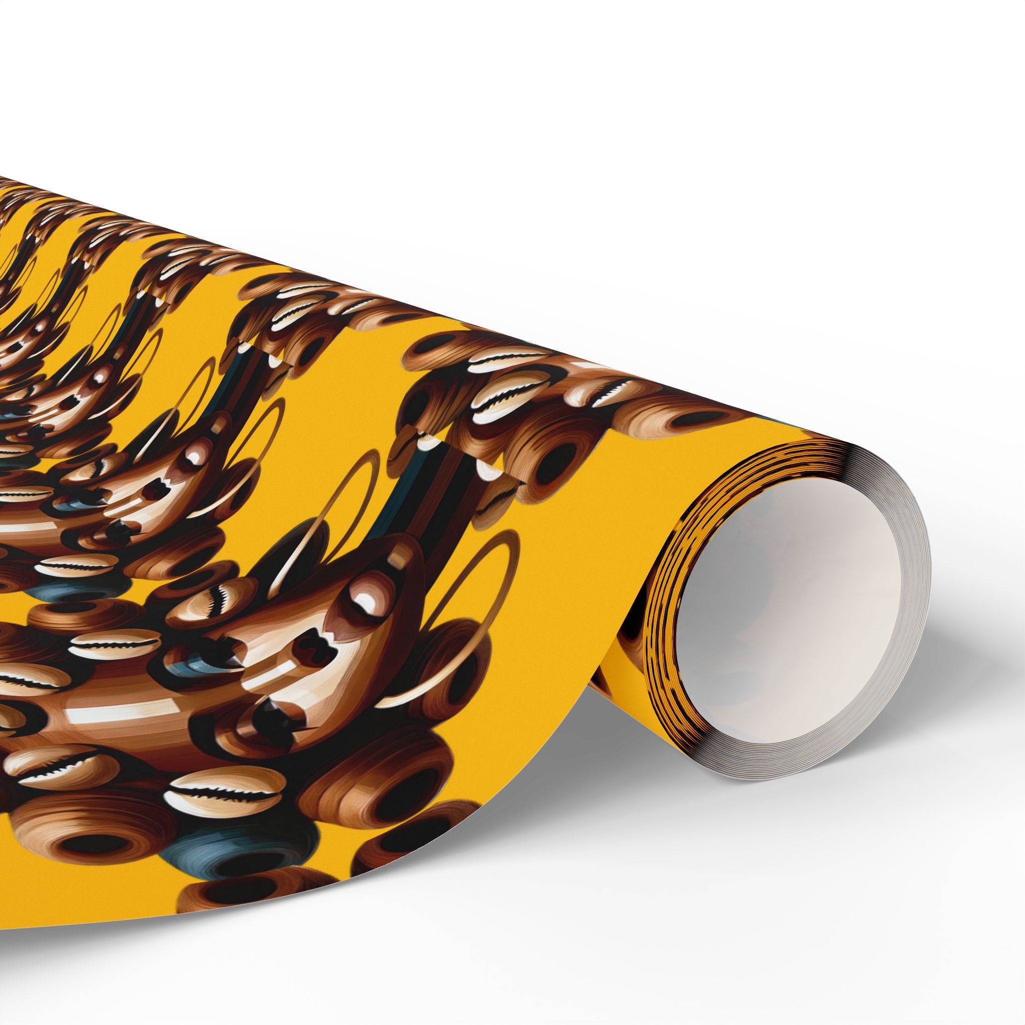 'Dollie' Yellow Wrapping Paper Roll