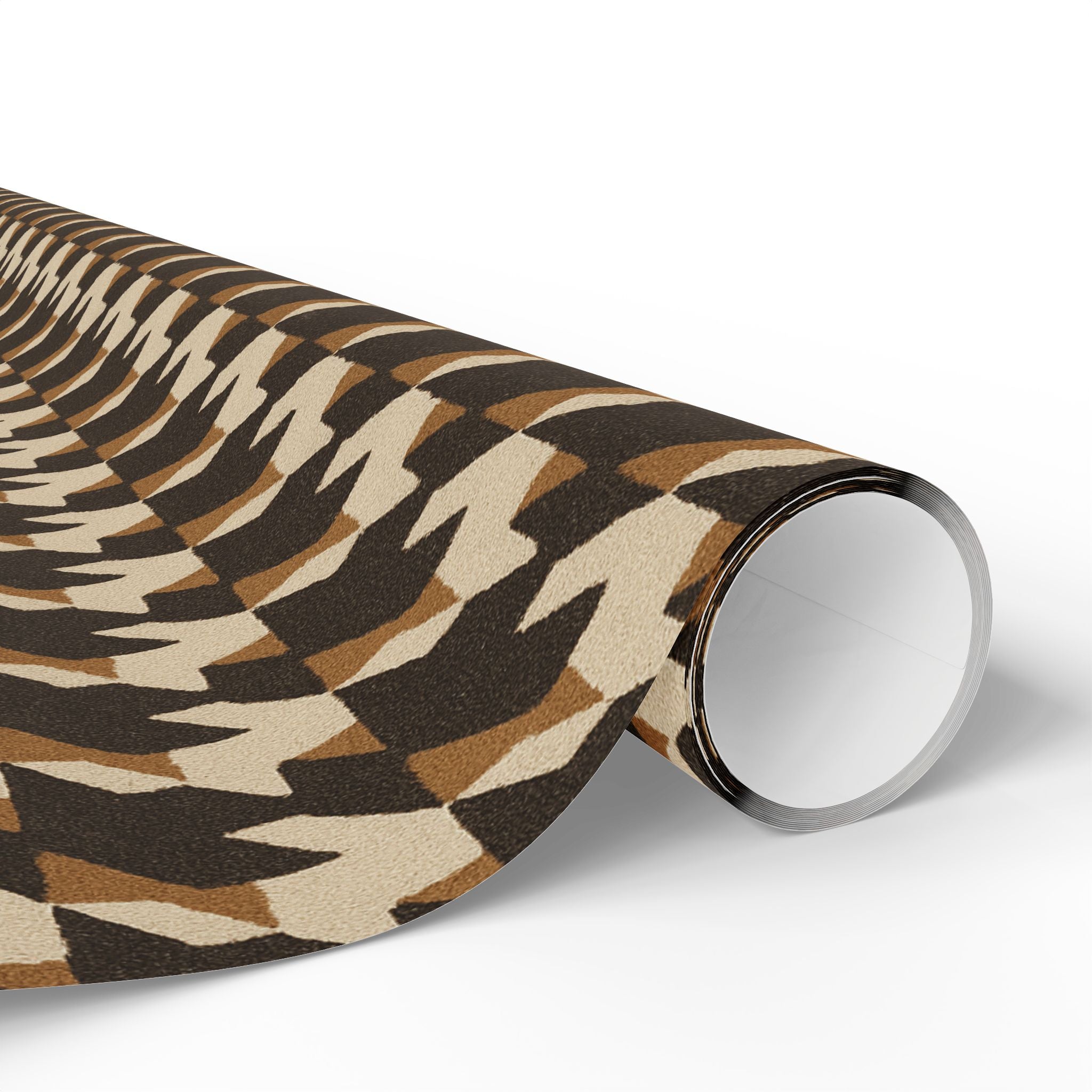 Houndstooth Pattern -Brown Wrapping Paper