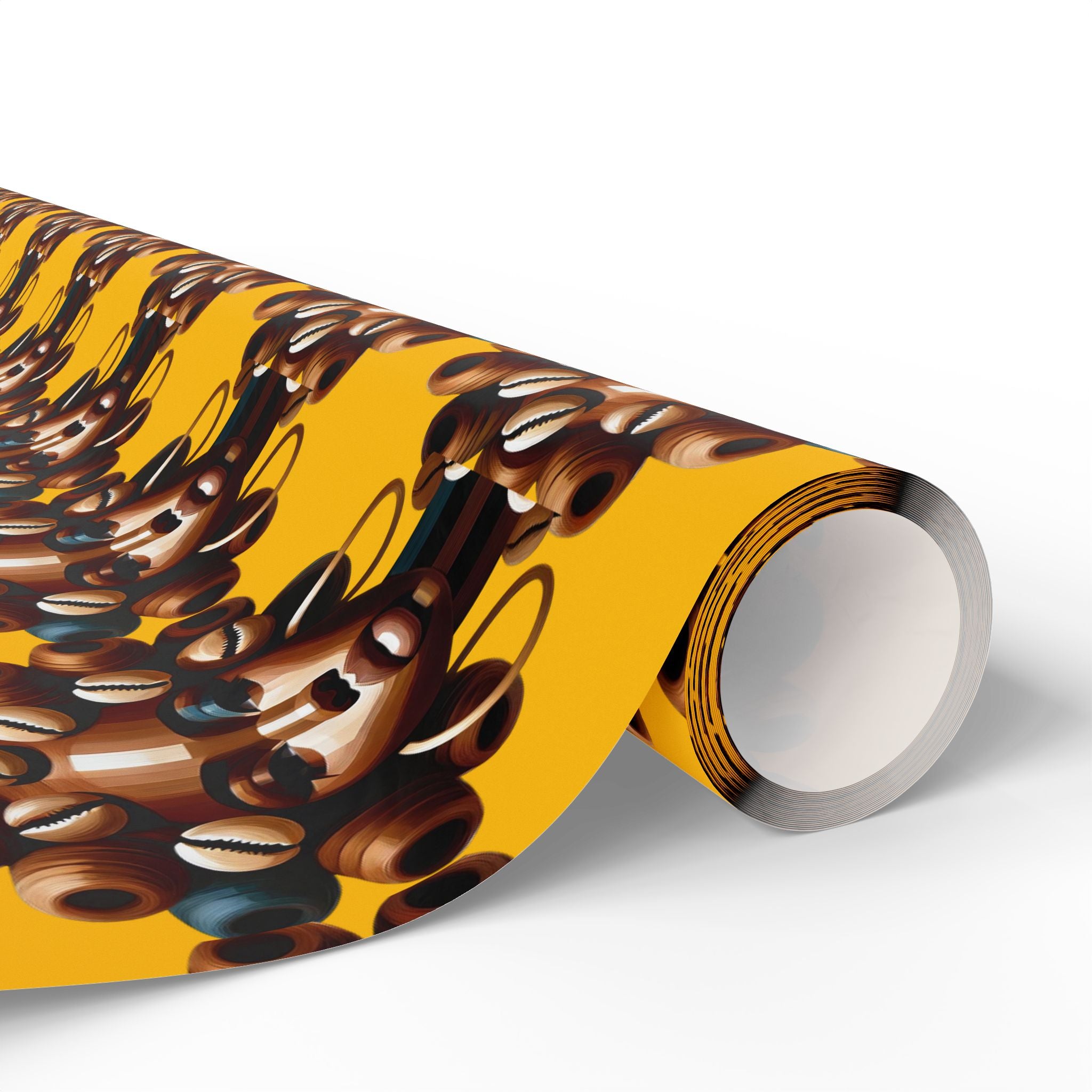 'Dollie' Yellow Wrapping Paper Roll