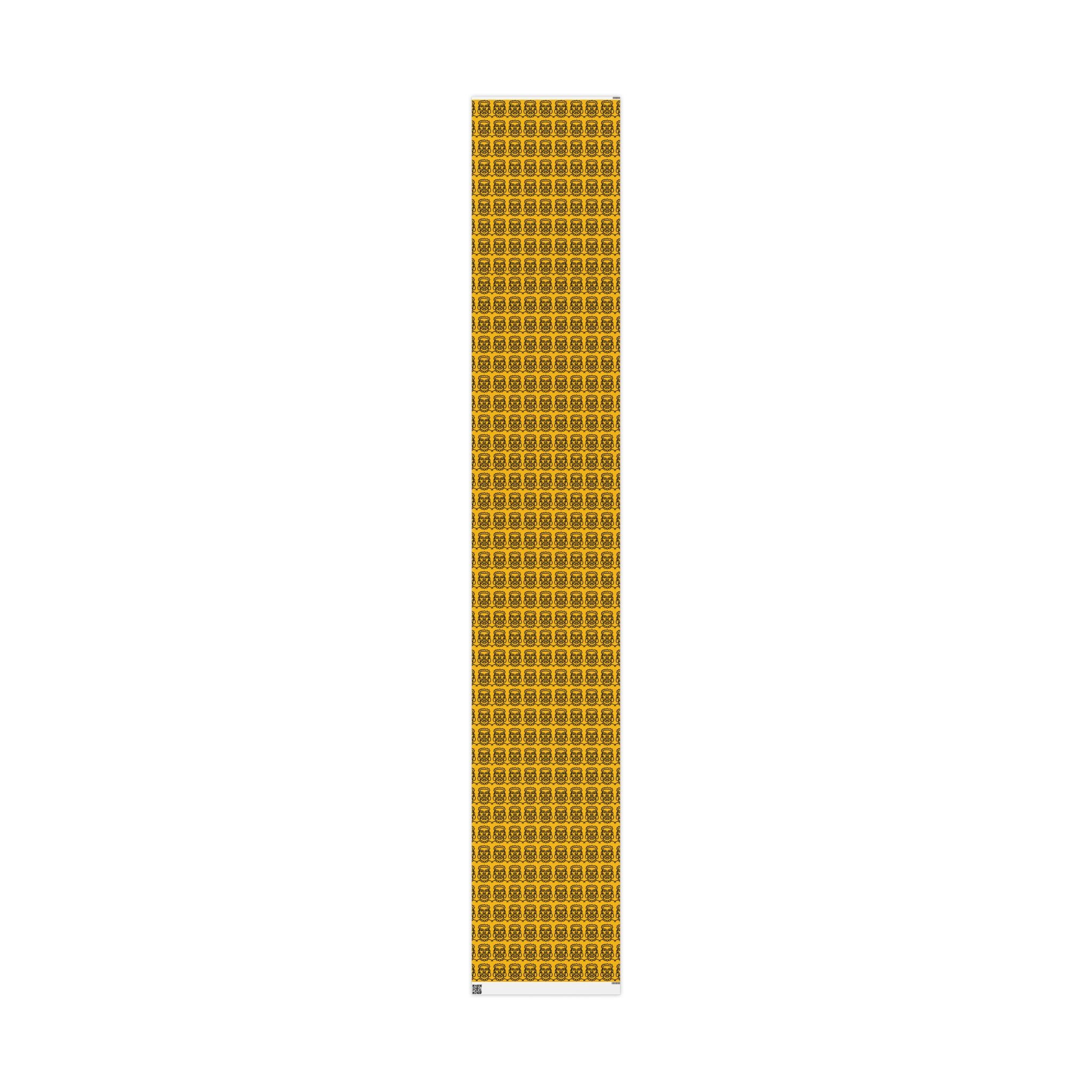 'He is Him' Yellow Wrapping Paper