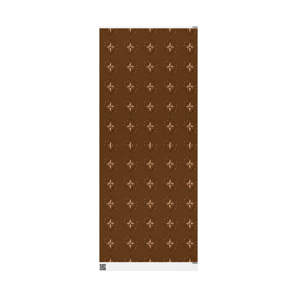 North Star Brown Wrapping Paper