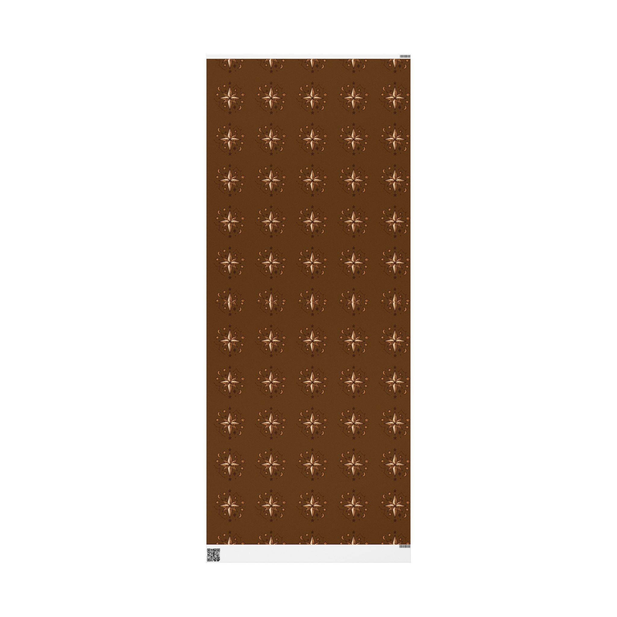 North Star Brown Wrapping Paper