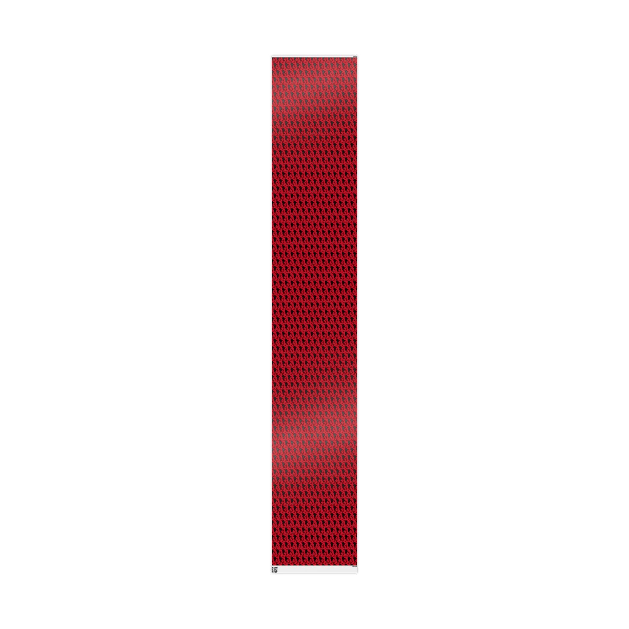 'High Bun' Red Wrapping Paper