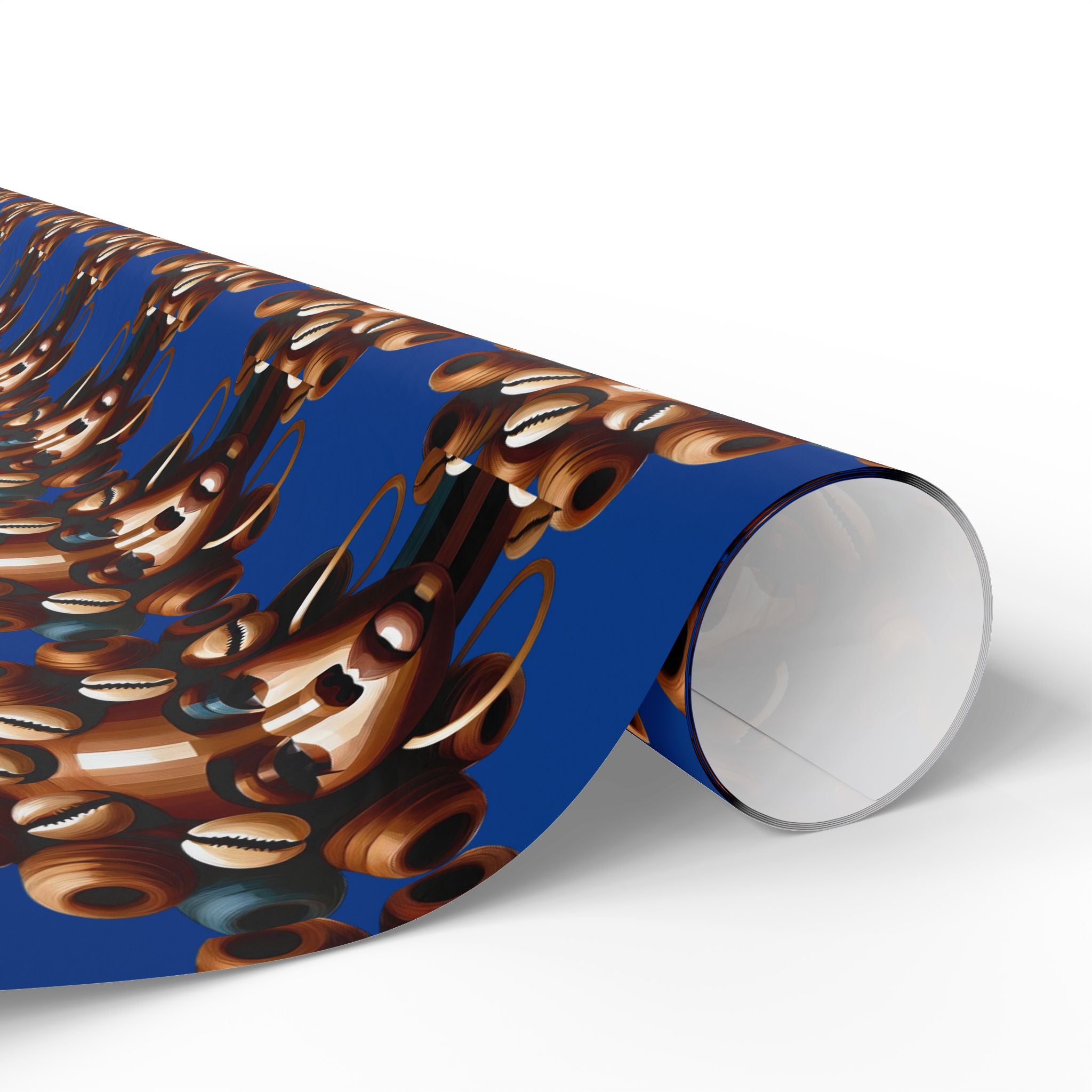 'Dollie' Blue Wrapping Paper Roll