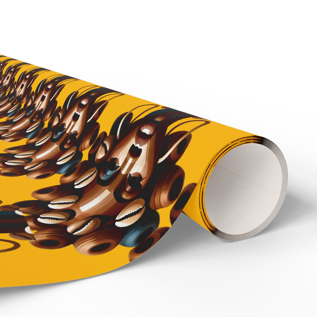 'Dollie' Yellow Wrapping Paper Roll