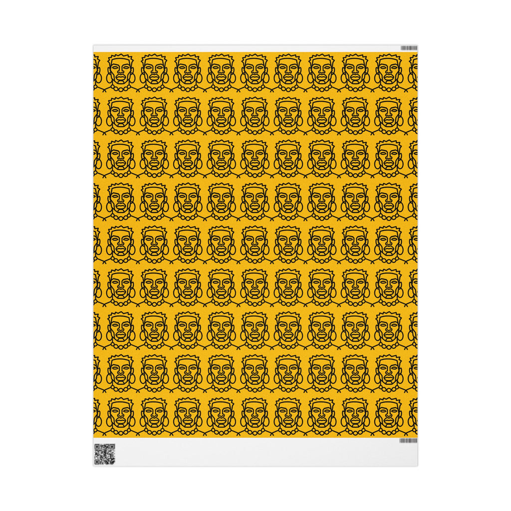 'He is Him' Yellow Wrapping Paper