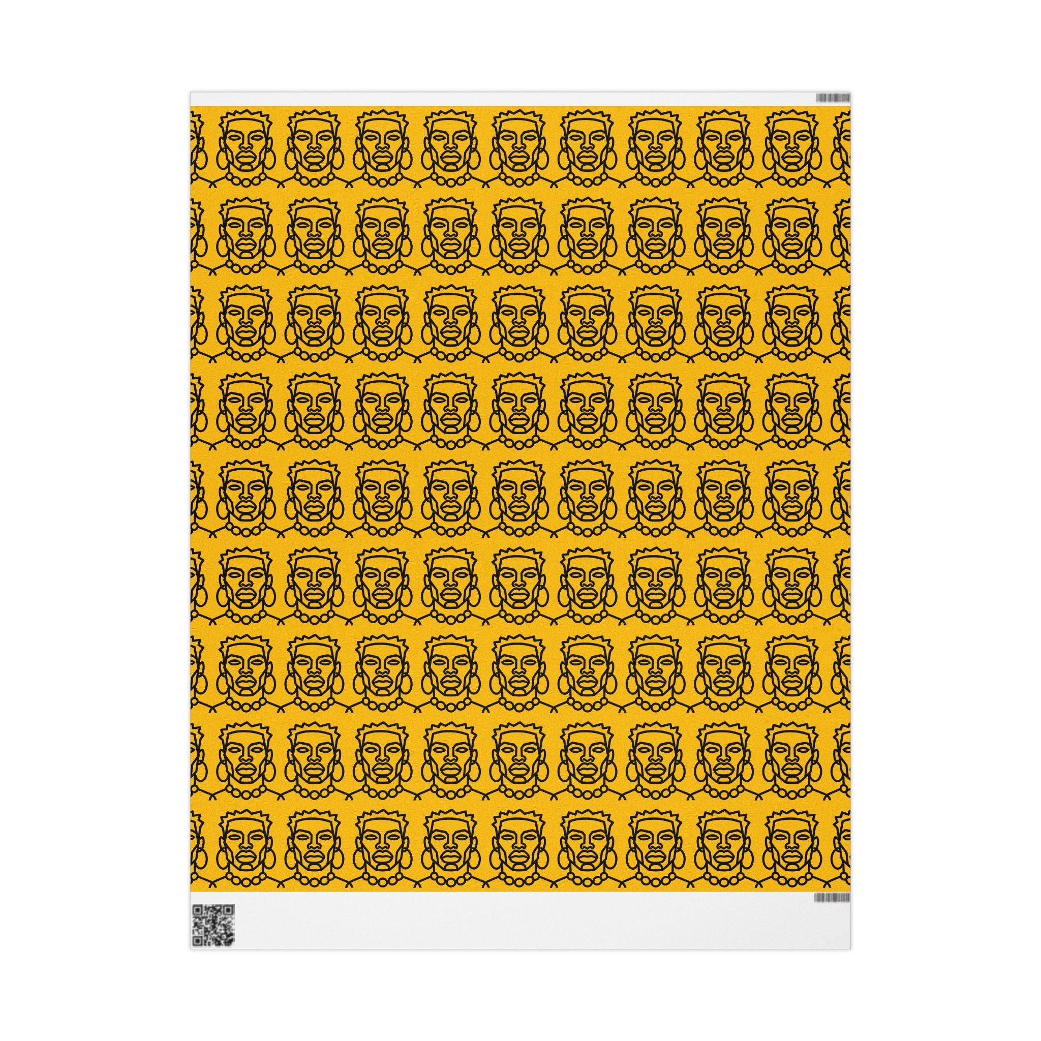 'He is Him' Yellow Wrapping Paper