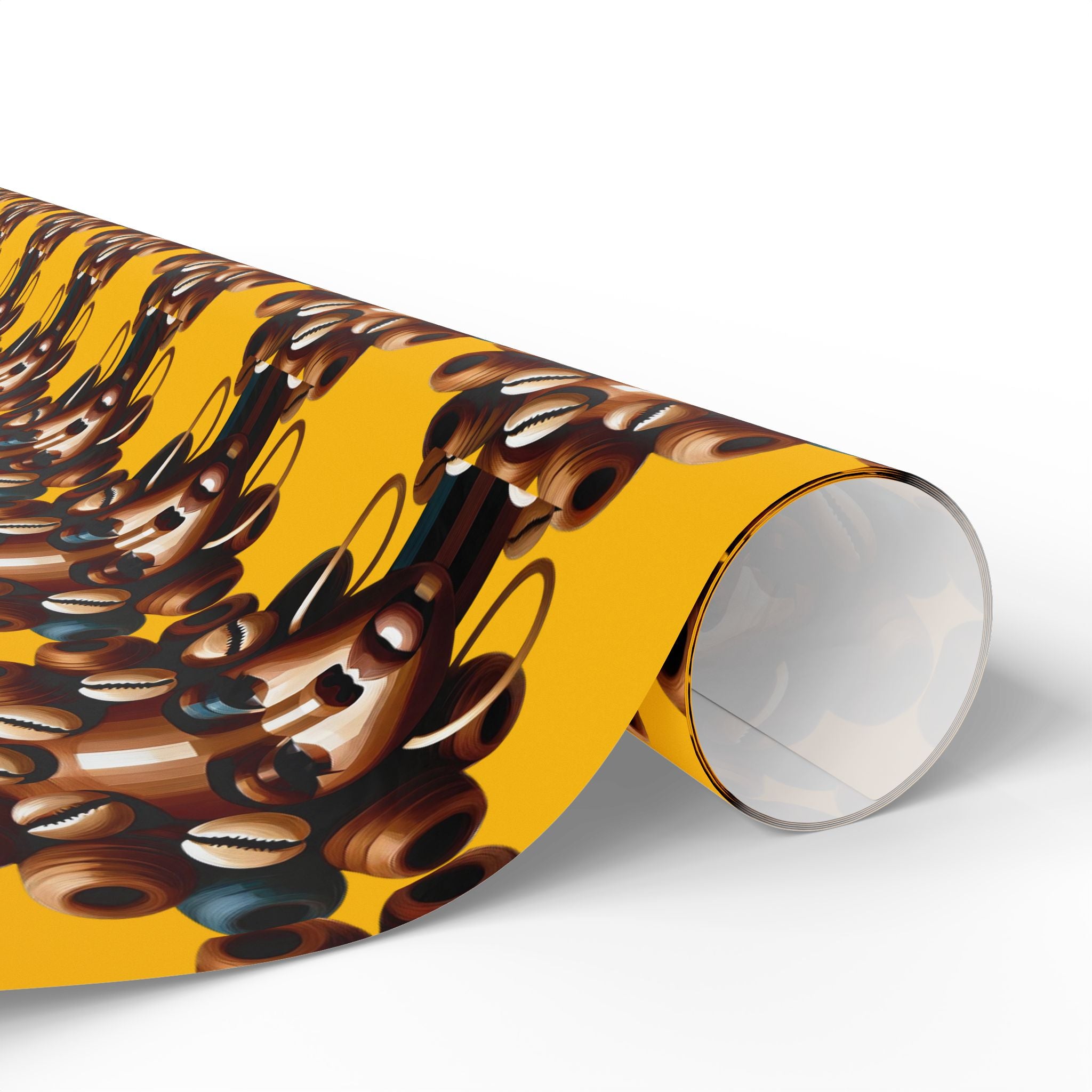 'Dollie' Yellow Wrapping Paper Roll