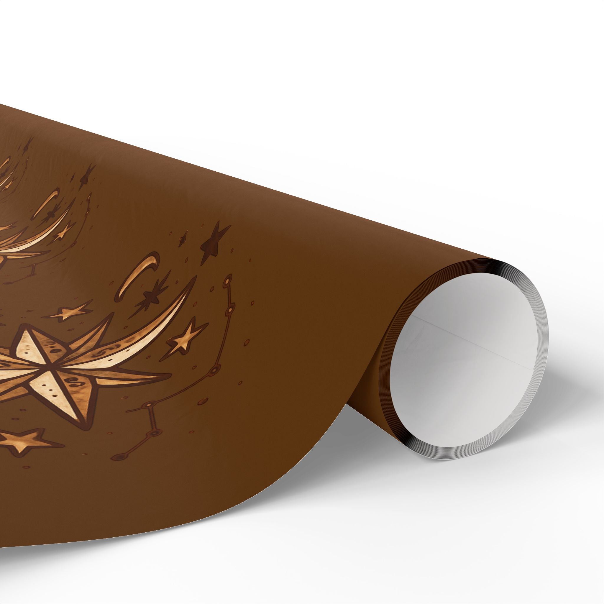 North Star Brown Wrapping Paper