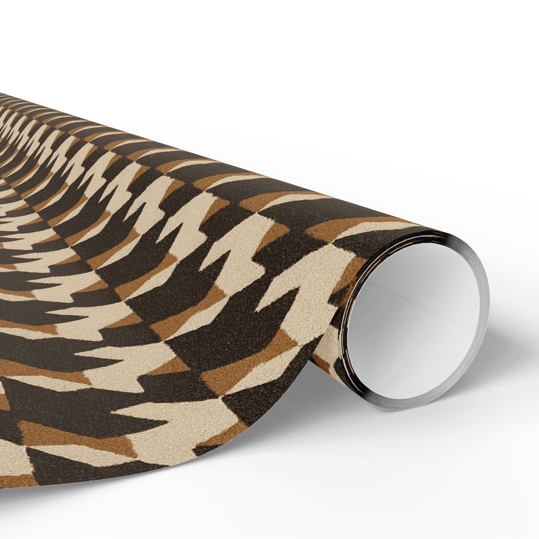 Houndstooth Pattern -Brown Wrapping Paper