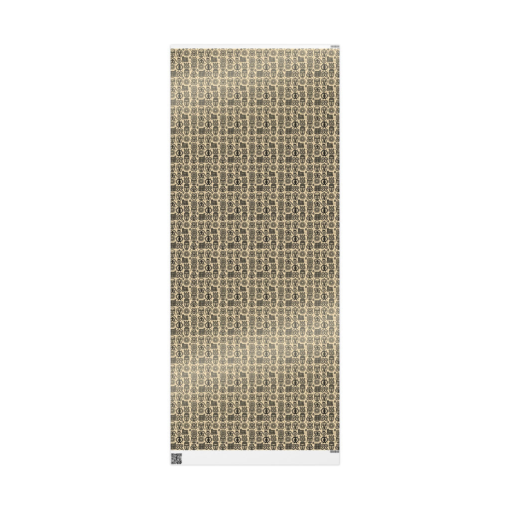Adrinka Tan Wrapping Paper symbols