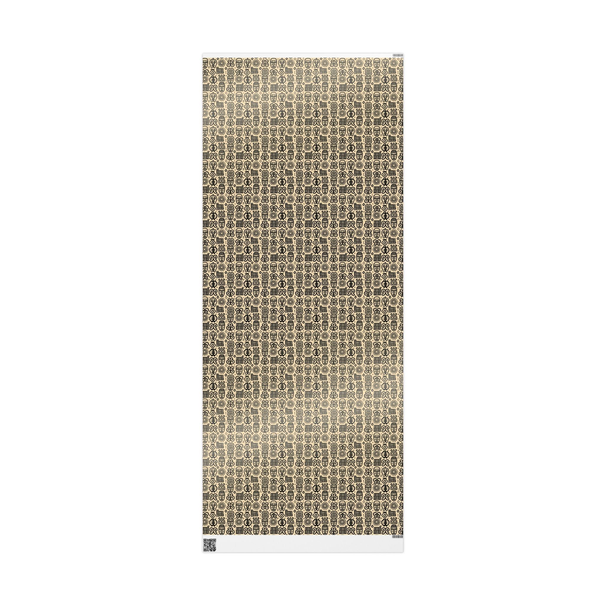 Adrinka Tan Wrapping Paper symbols
