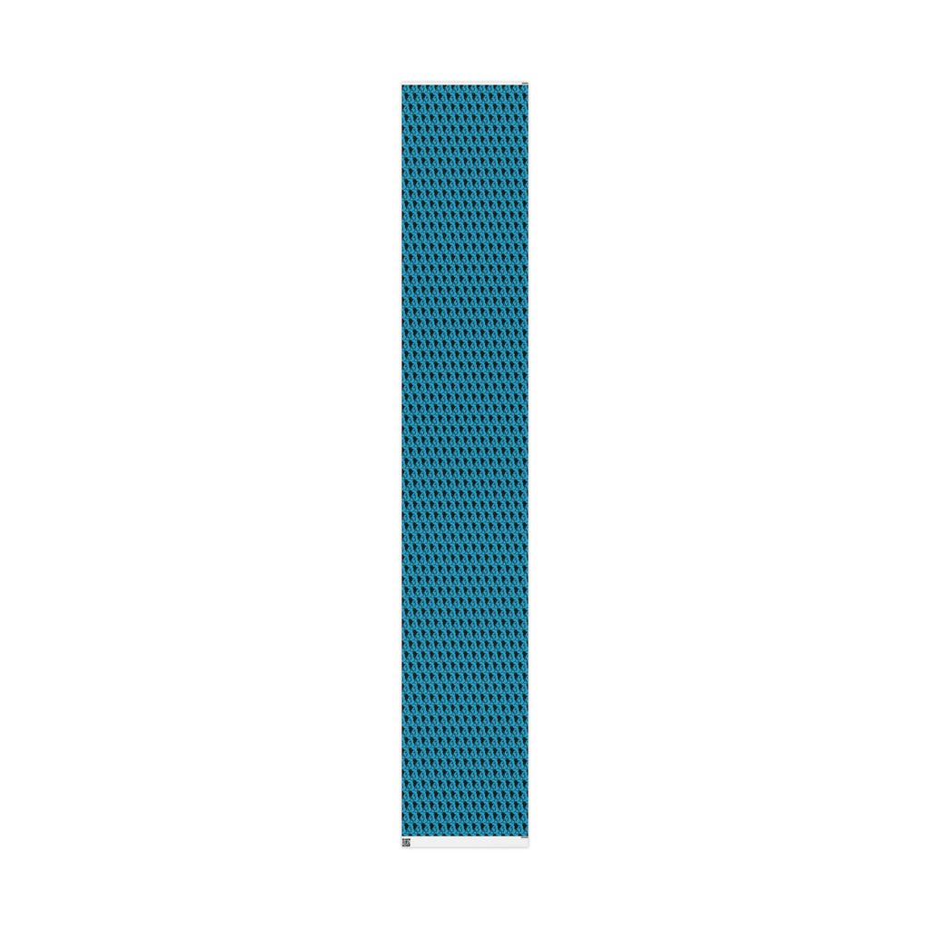 'High Bun' Blue Wrapping Paper