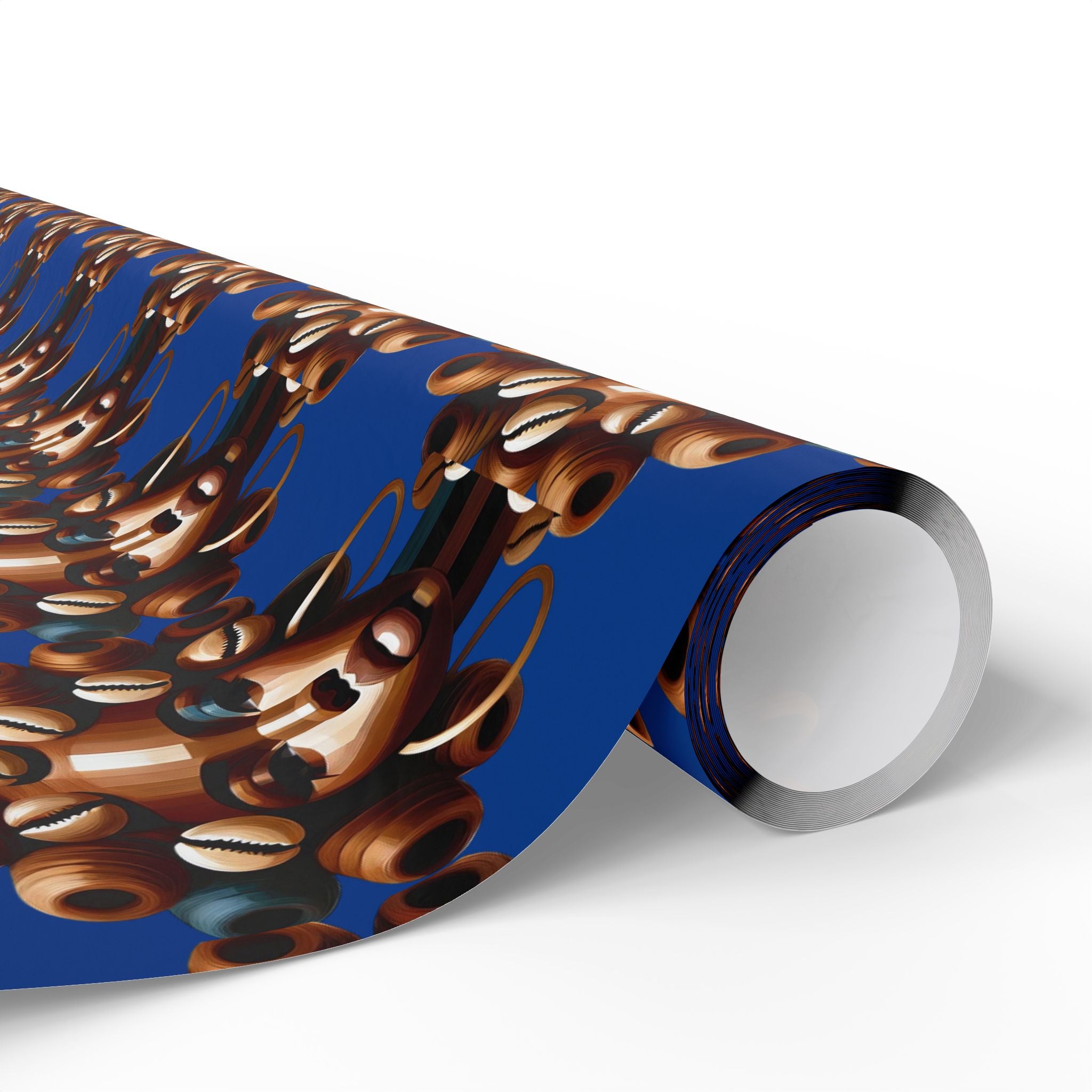 'Dollie' Blue Wrapping Paper Roll